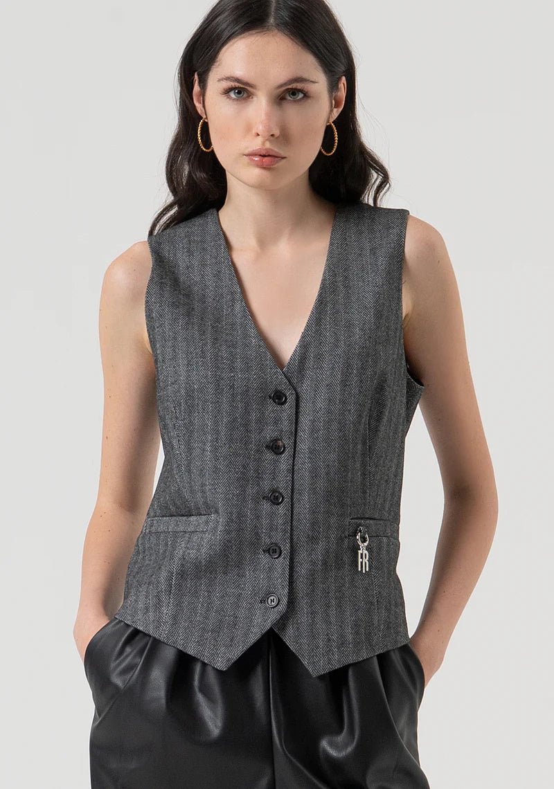 FR25WJ5005W492W5 - Gilet - FRACOMINA - World Fashion