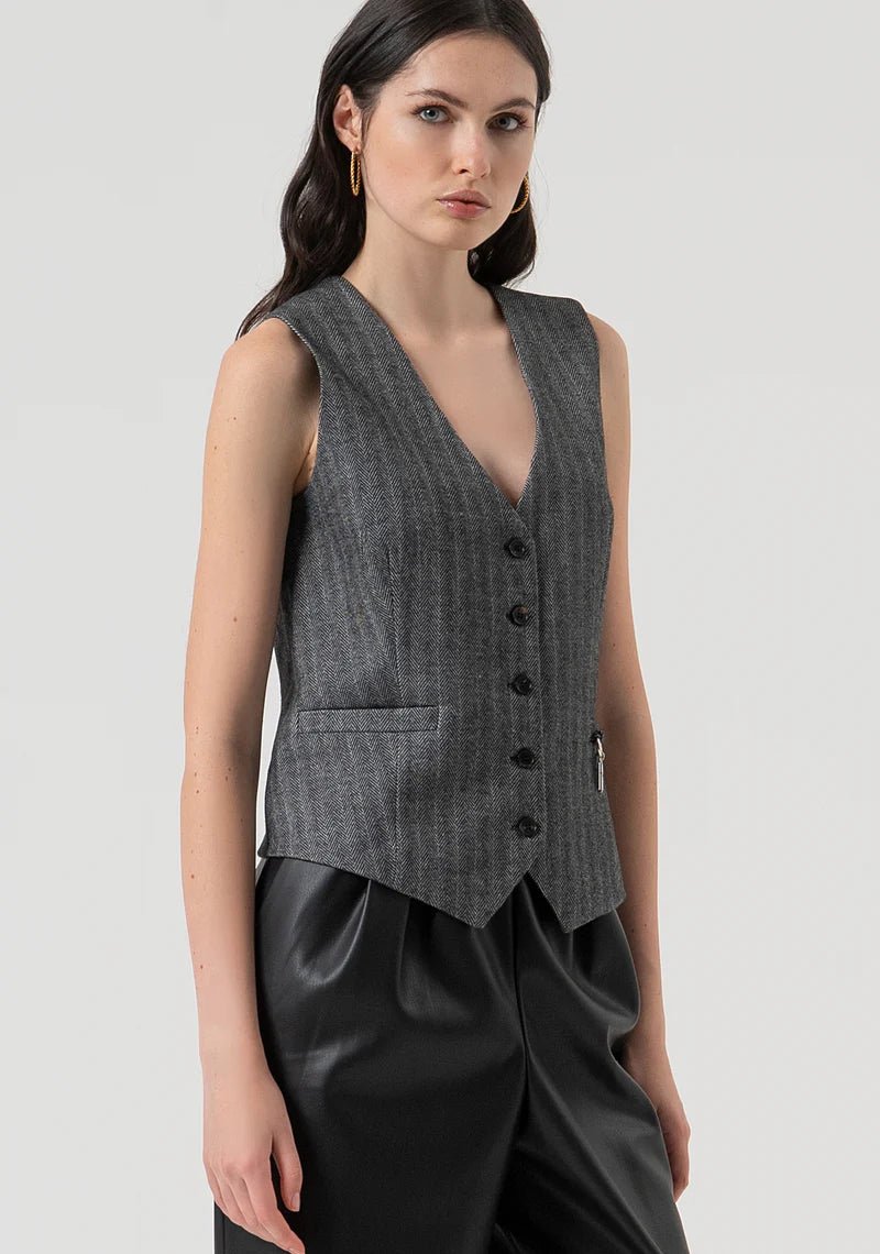 FR25WJ5005W492W5 - Gilet - FRACOMINA - World Fashion