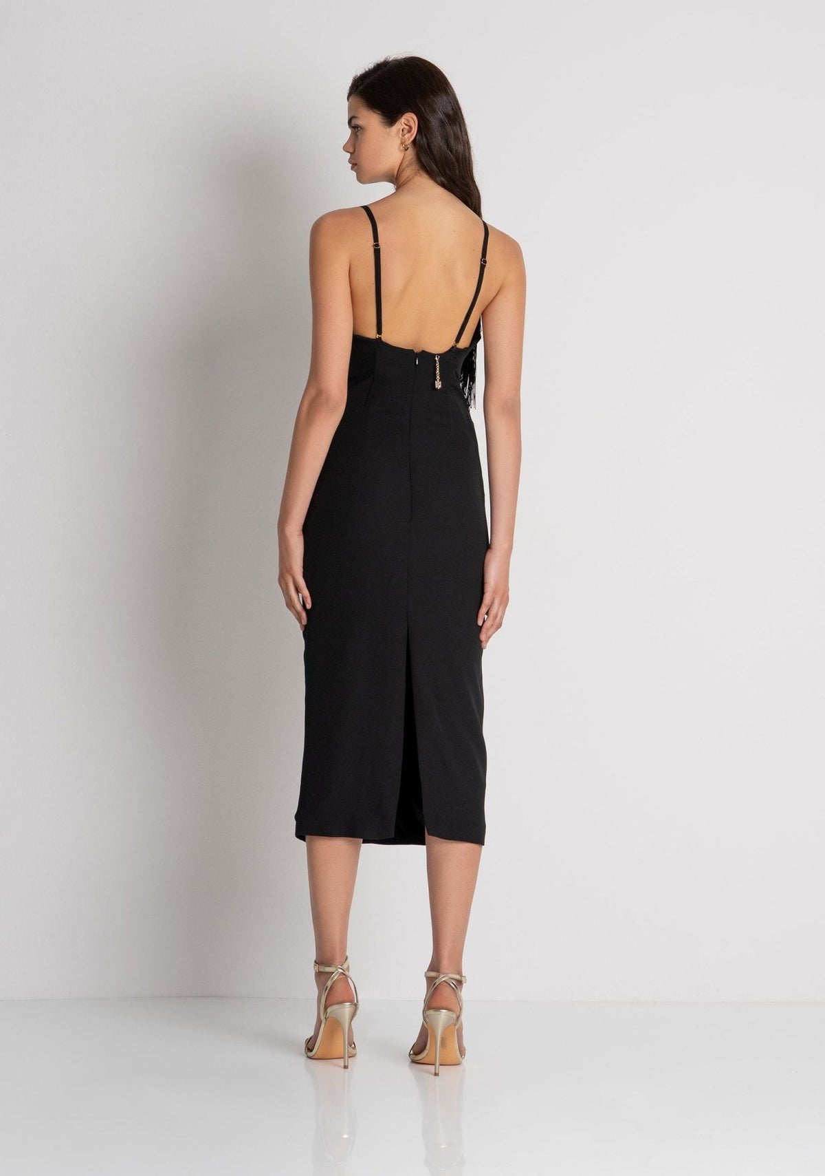 Fracomina - Abito midi con scollo a cuore - Donna - World Fashion