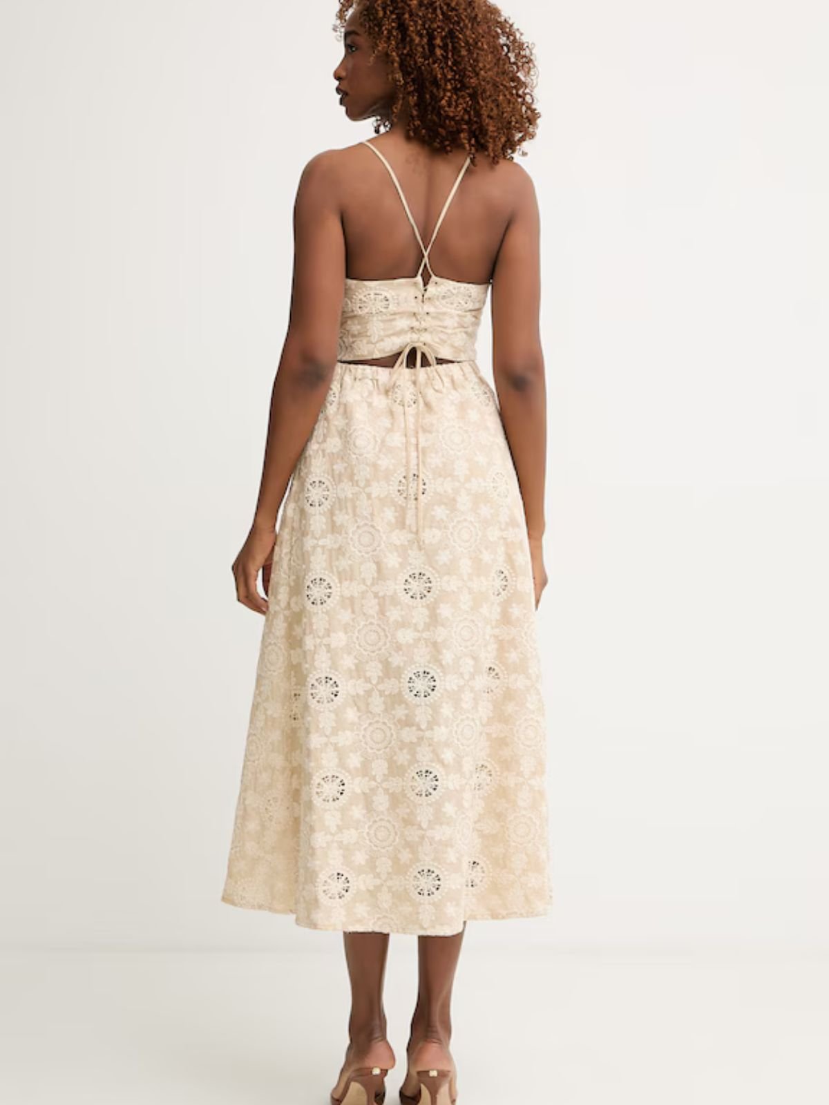 Fracomina - Abito regular midi in cotone con fantasia floreale - Donna - World Fashion