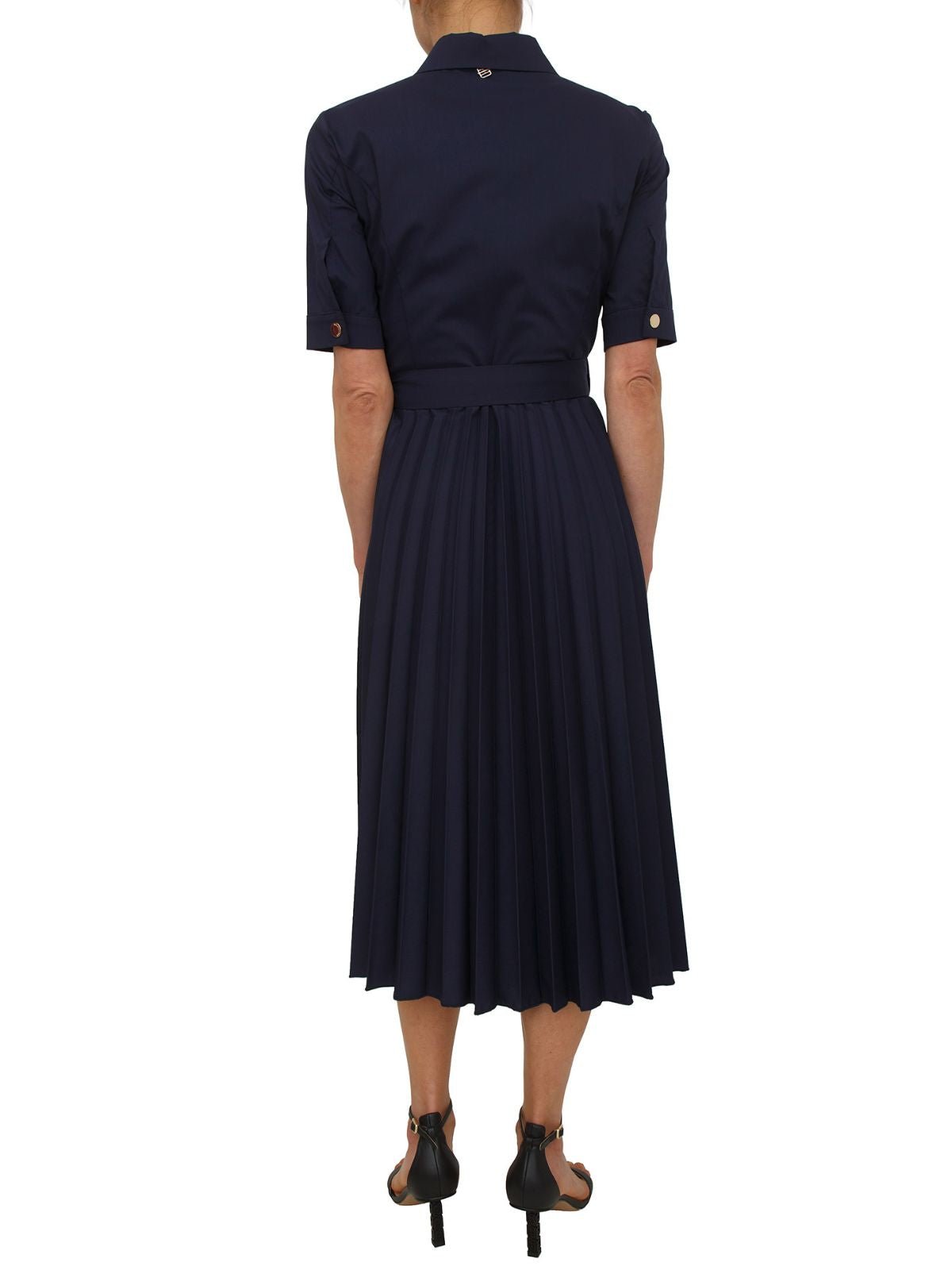 Fracomina - Abito regular modello chemisier midi in popeline - Donna - World Fashion