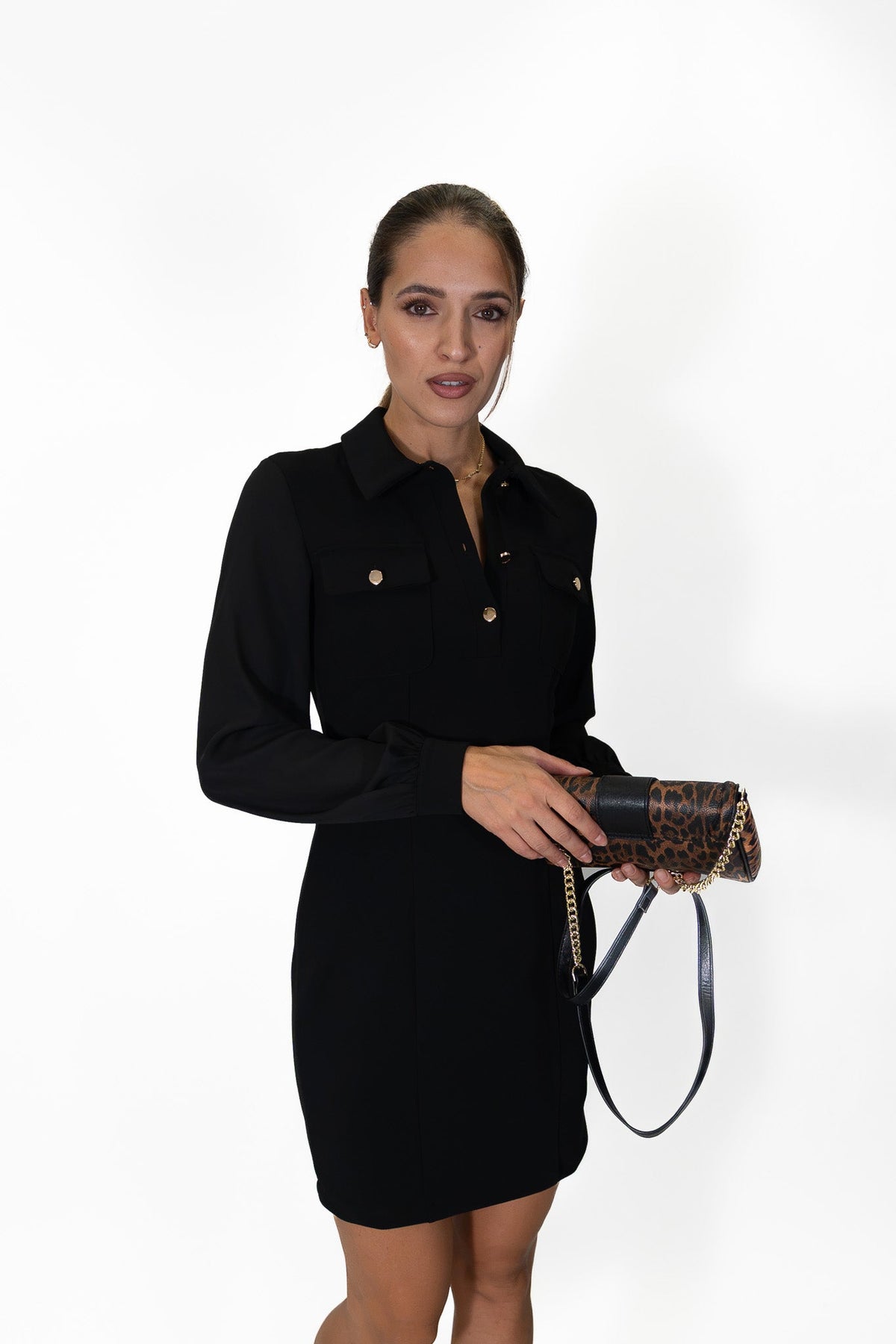 Fracomina - Abito slim mini con collo a polo - Donna - World Fashion