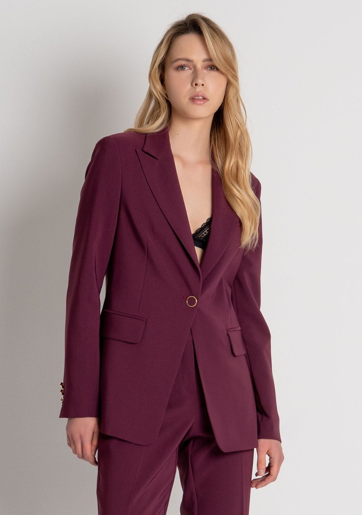 Fracomina - Blazer regular monopetto - Donna - World Fashion