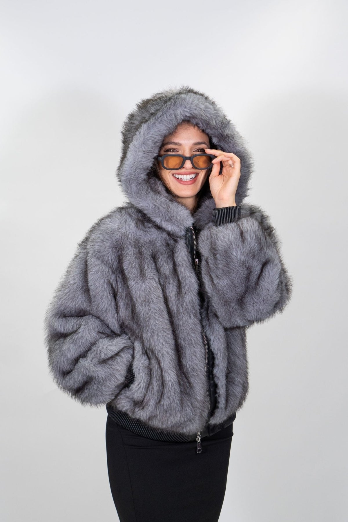 Fracomina - Bomber in ecopelliccia - Donna - World Fashion