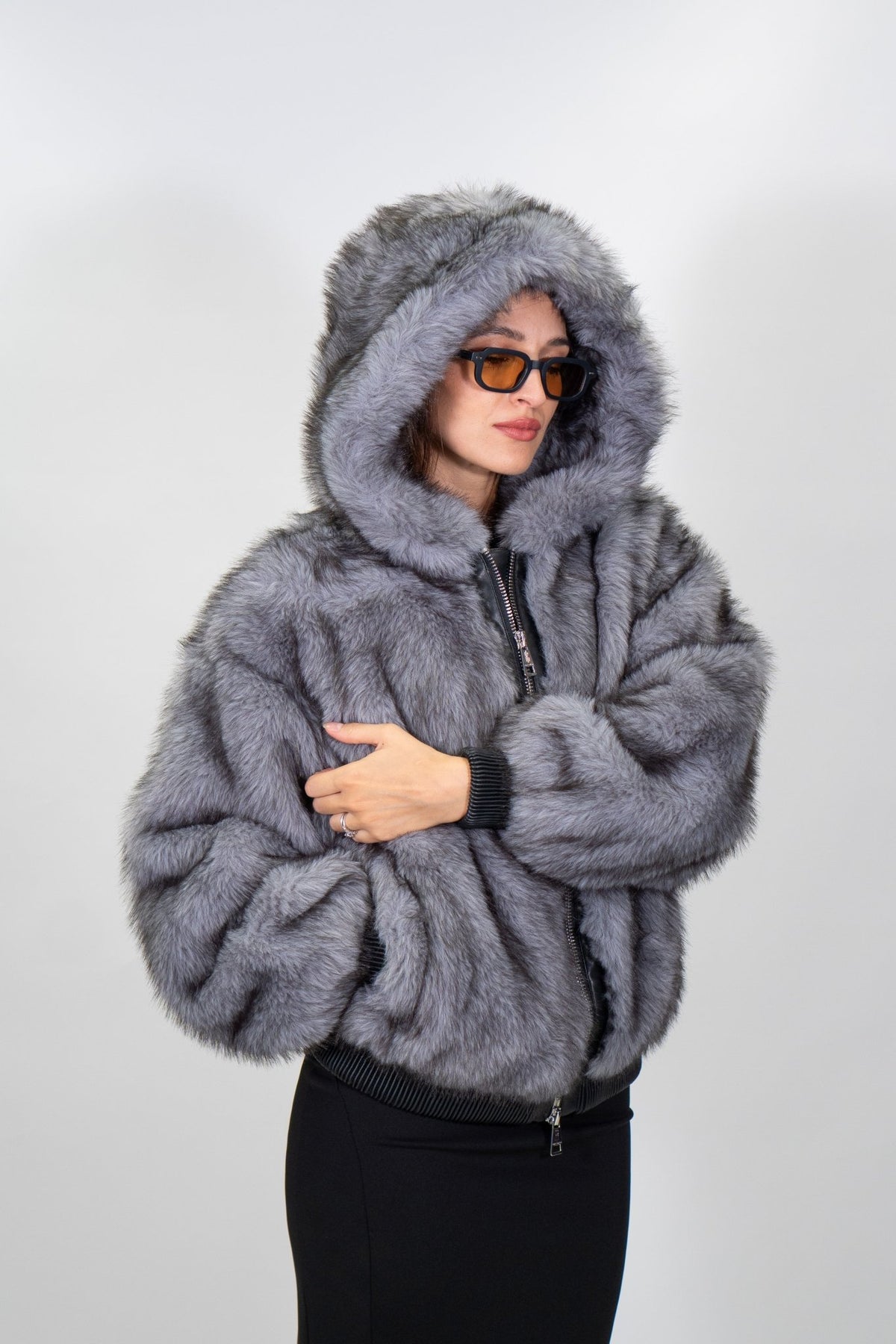 Fracomina - Bomber in ecopelliccia - Donna - World Fashion