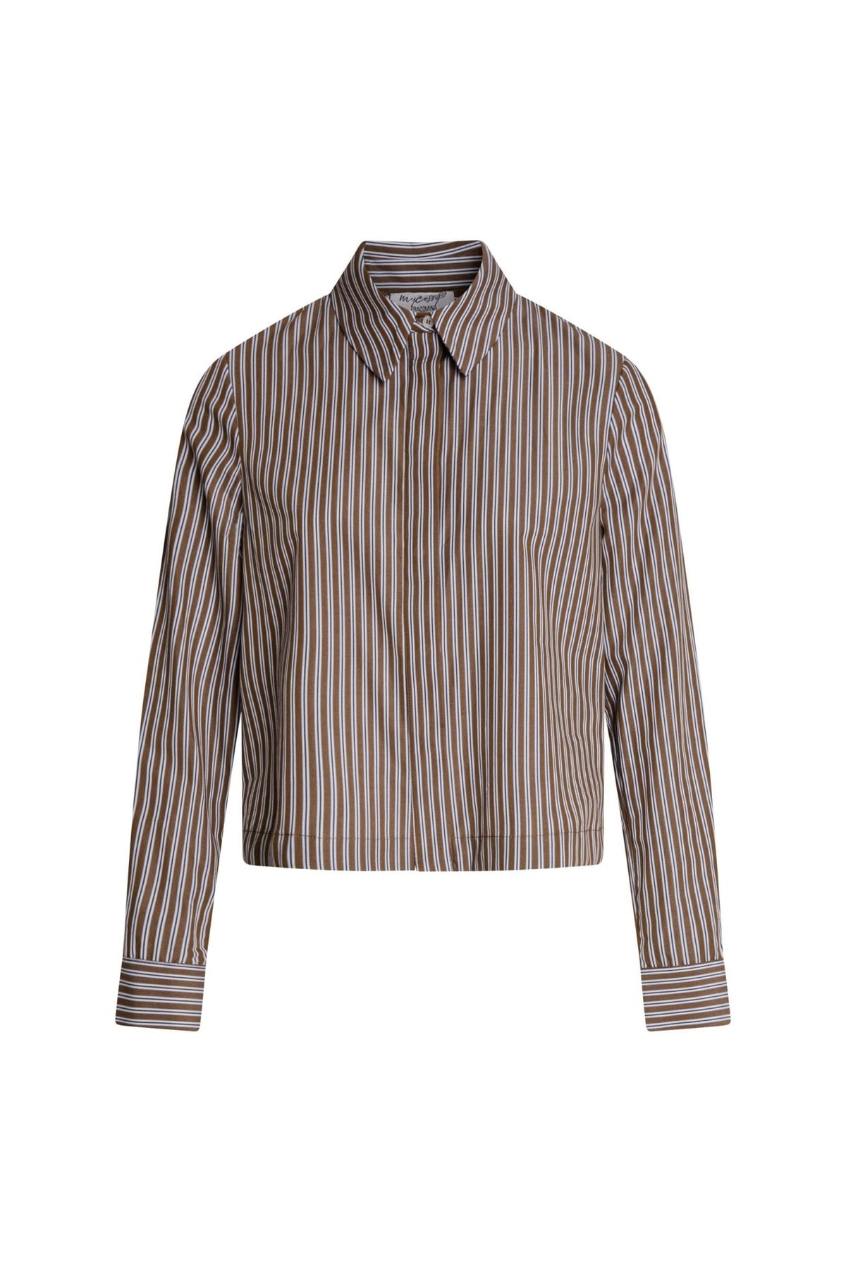 Fracomina - Camicia regular a righe in cotone - Donna - World Fashion