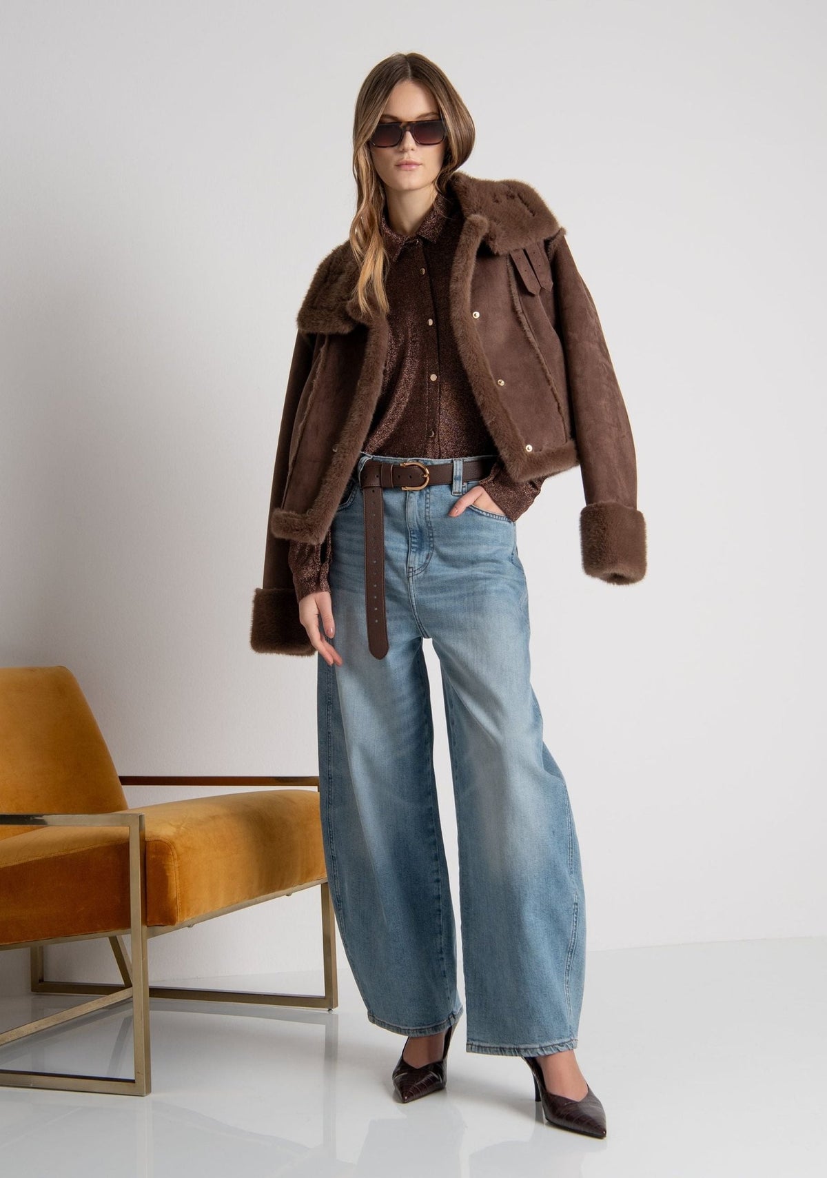 Fracomina - Cappotto corto in montone - Donna - World Fashion