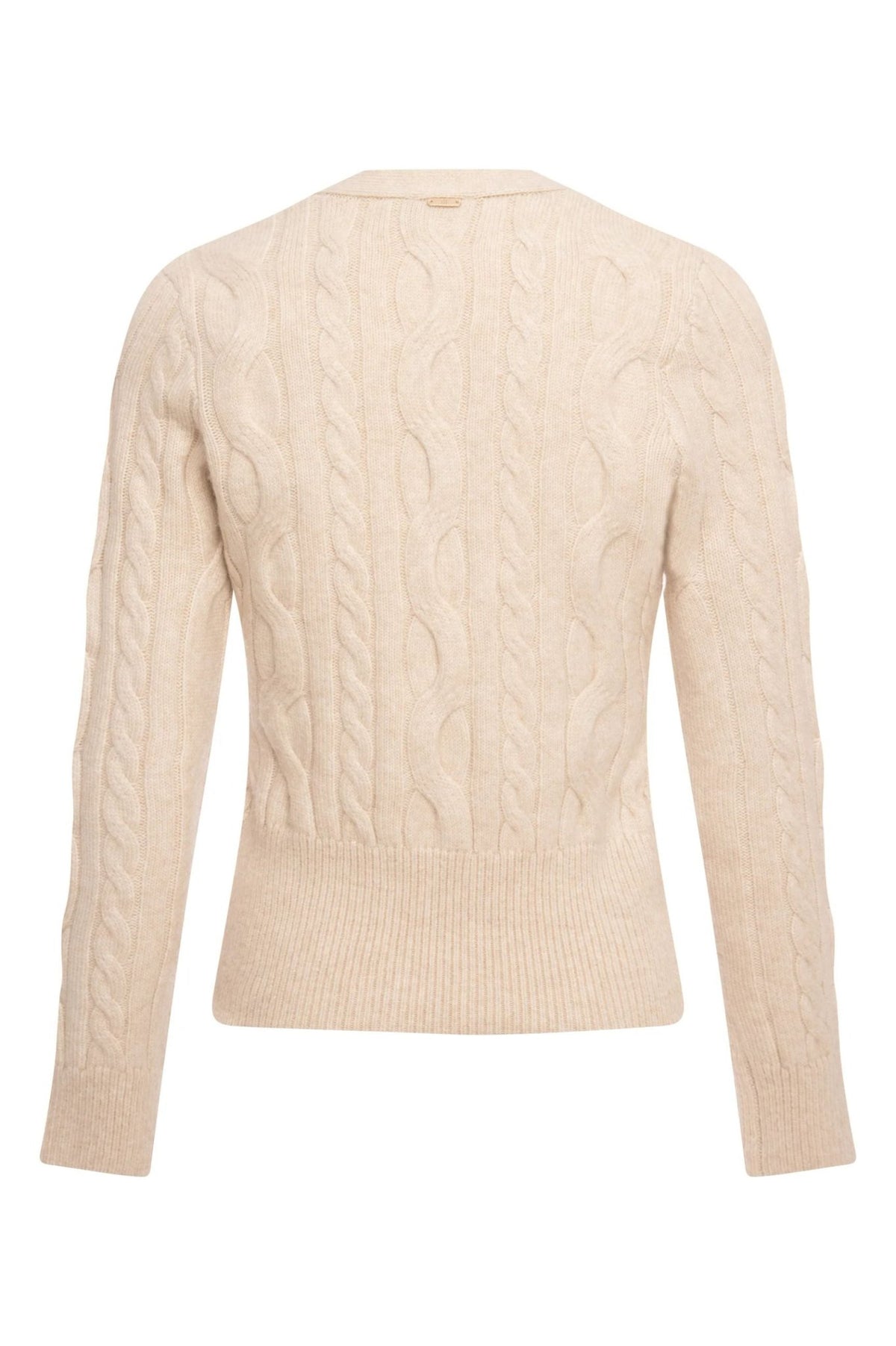 Fracomina - Cardigan regular con punto treccia - Donna - World Fashion