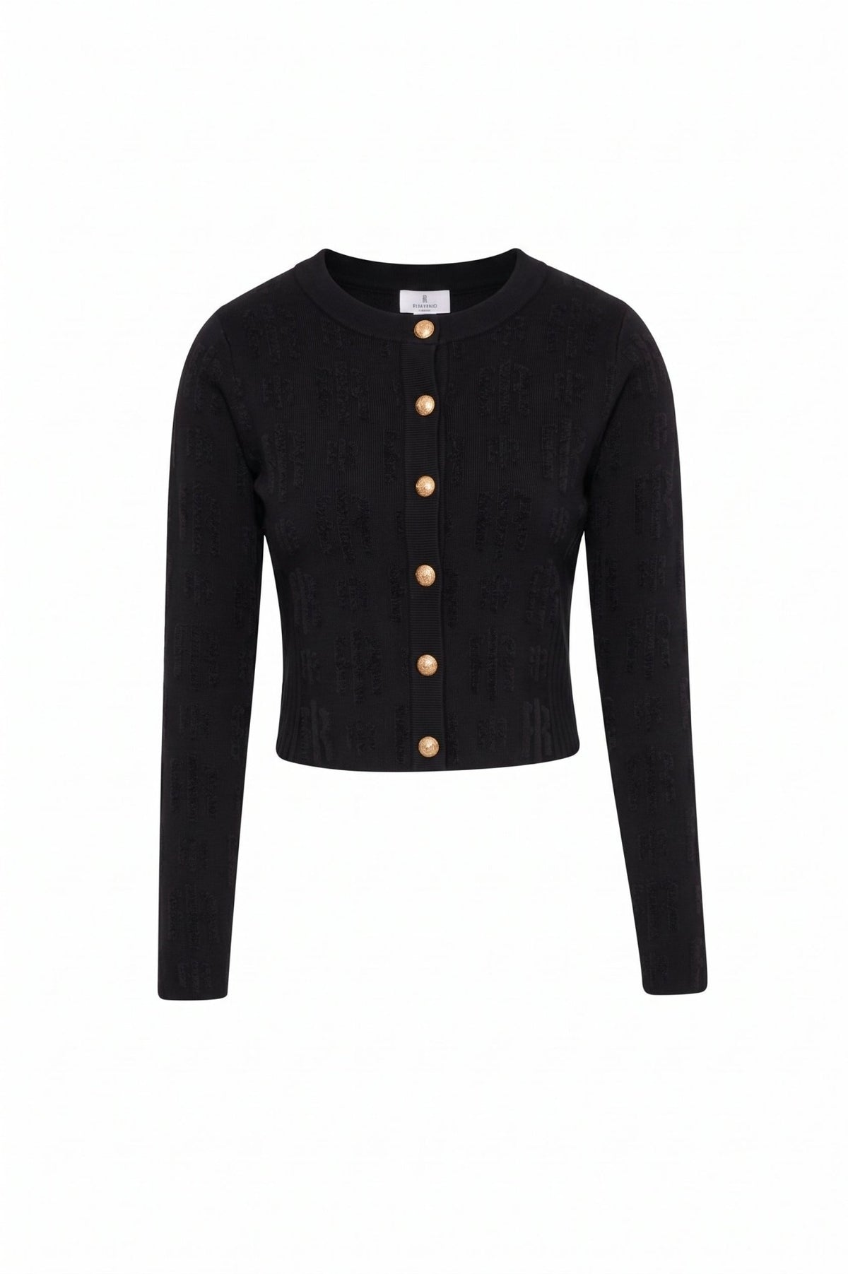 Fracomina - Cardigan slim con monogram - Donna - World Fashion