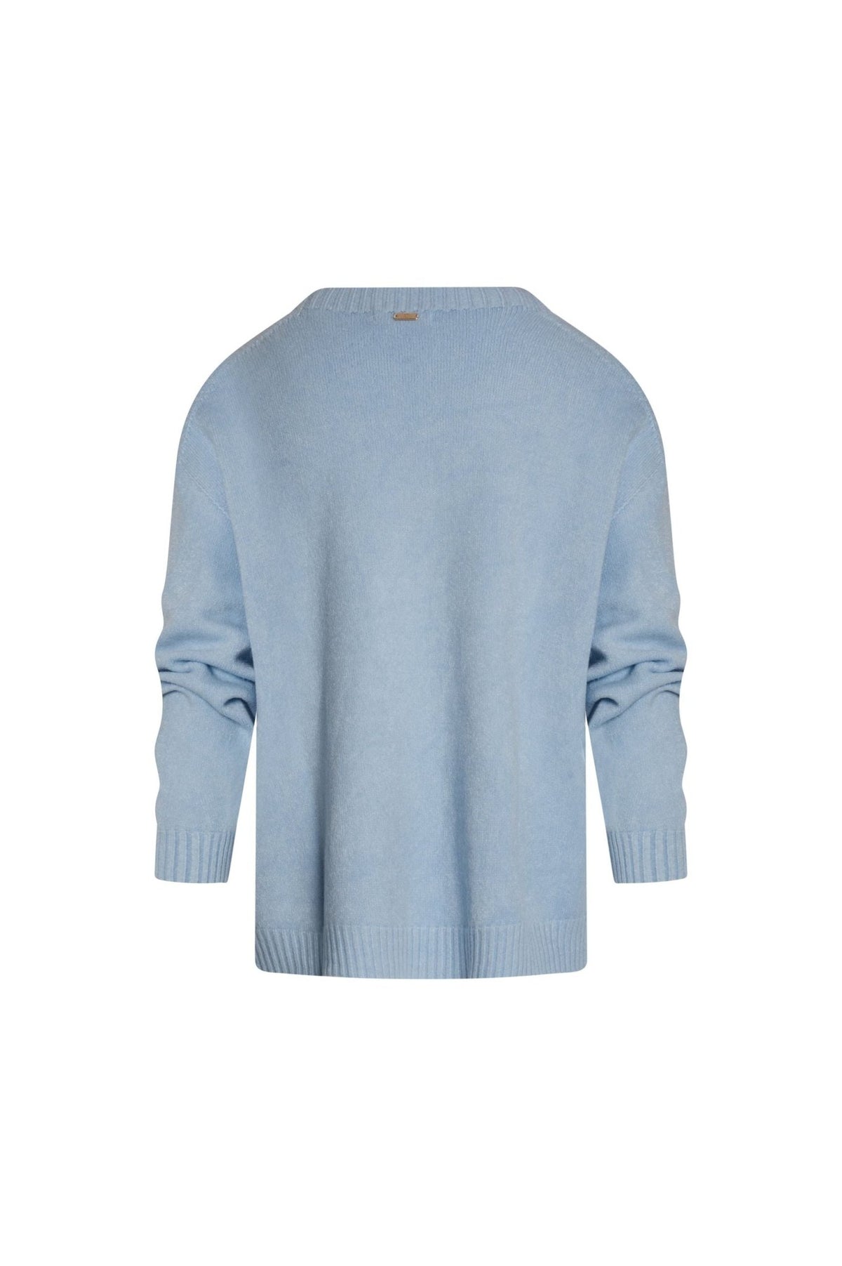 Fracomina - Crew Neck Sweater Sky - Donna - World Fashion