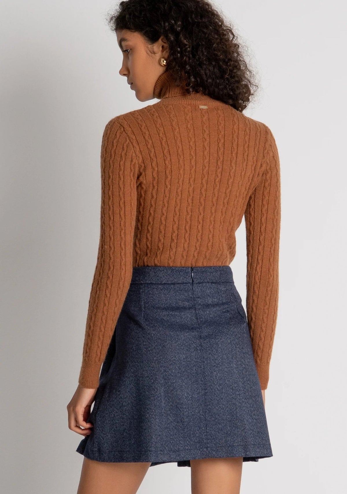 Fracomina - Gonna flare mini a pieghe - Donna - World Fashion