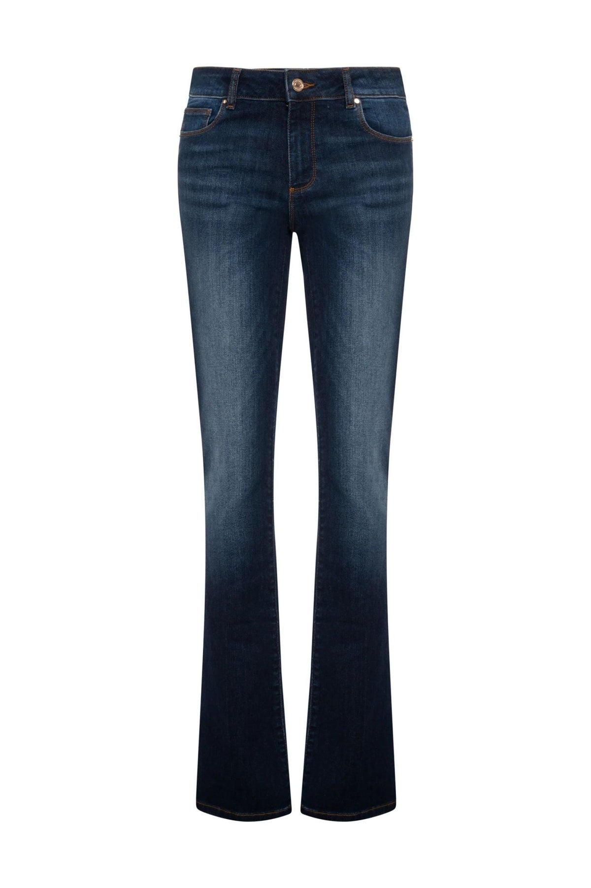 Fracomina - Jeans bootcut effetto push up in denim - Donna - World Fashion