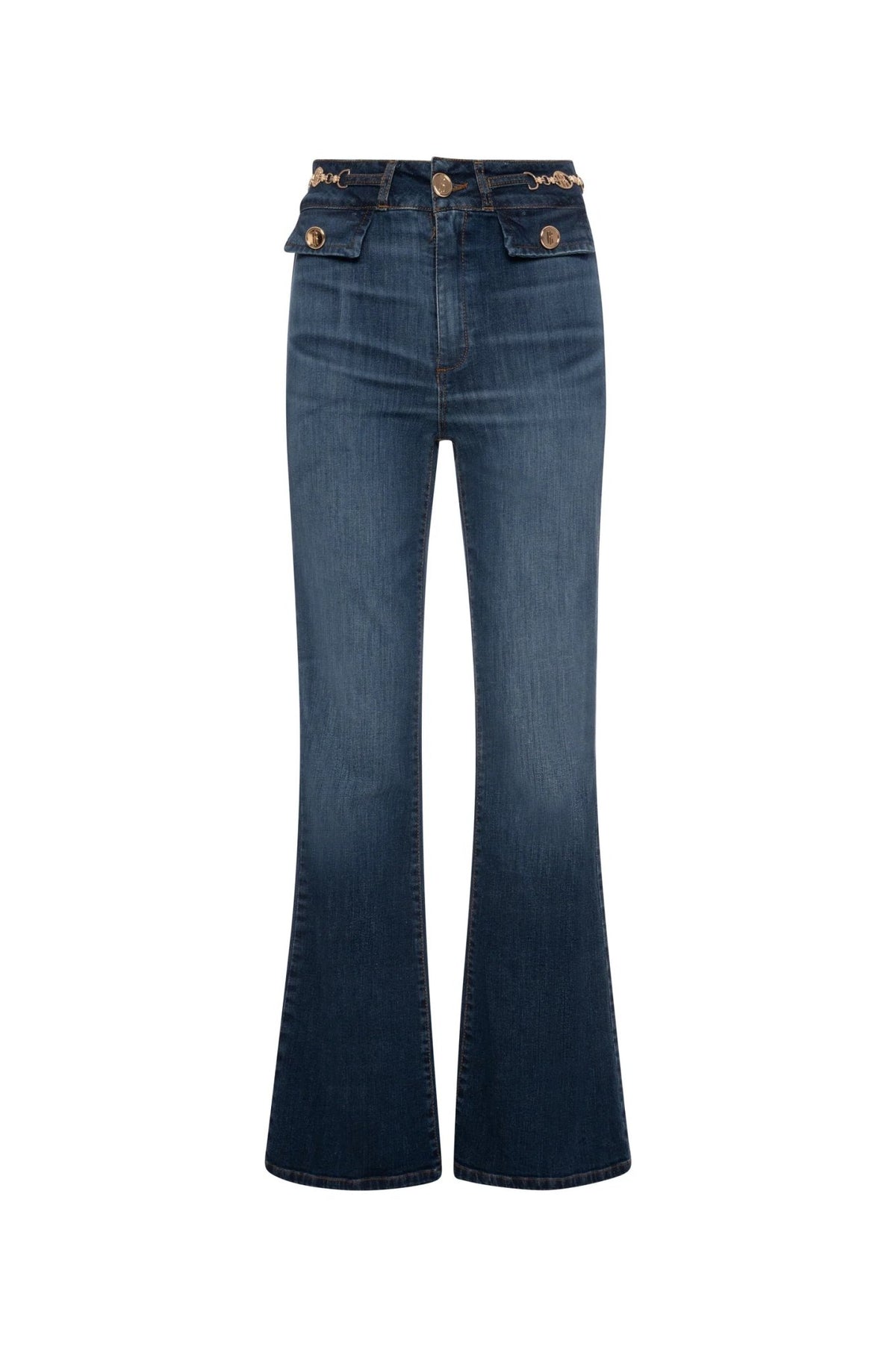 Fracomina - Jeans bootcut in denim - Donna - World Fashion