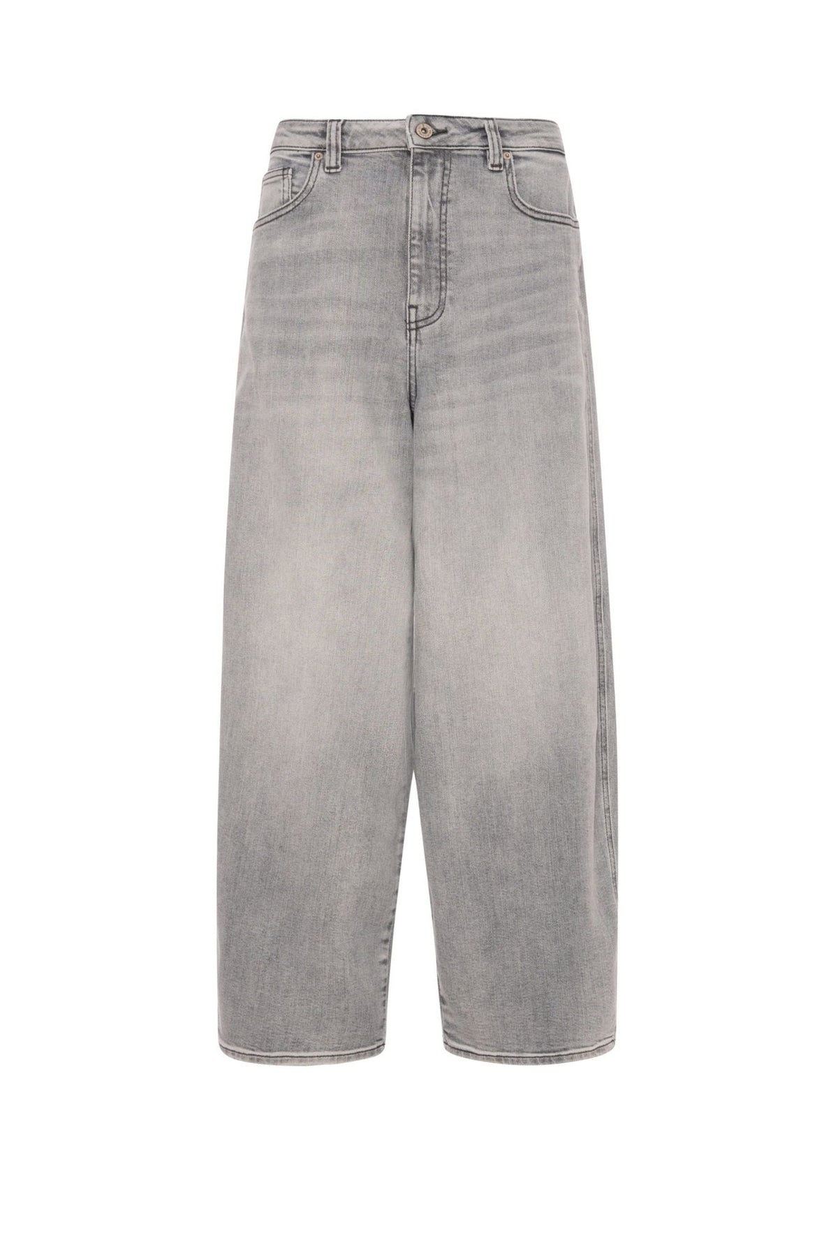 Fracomina - Jeans carrot balloon in denim - Donna - World Fashion