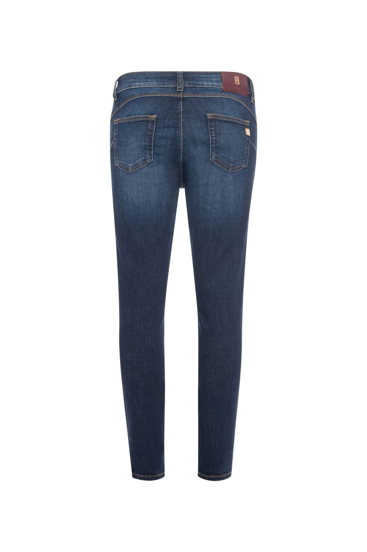 Fracomina - Jeans cropped effetto push up in denim - Donna - World Fashion