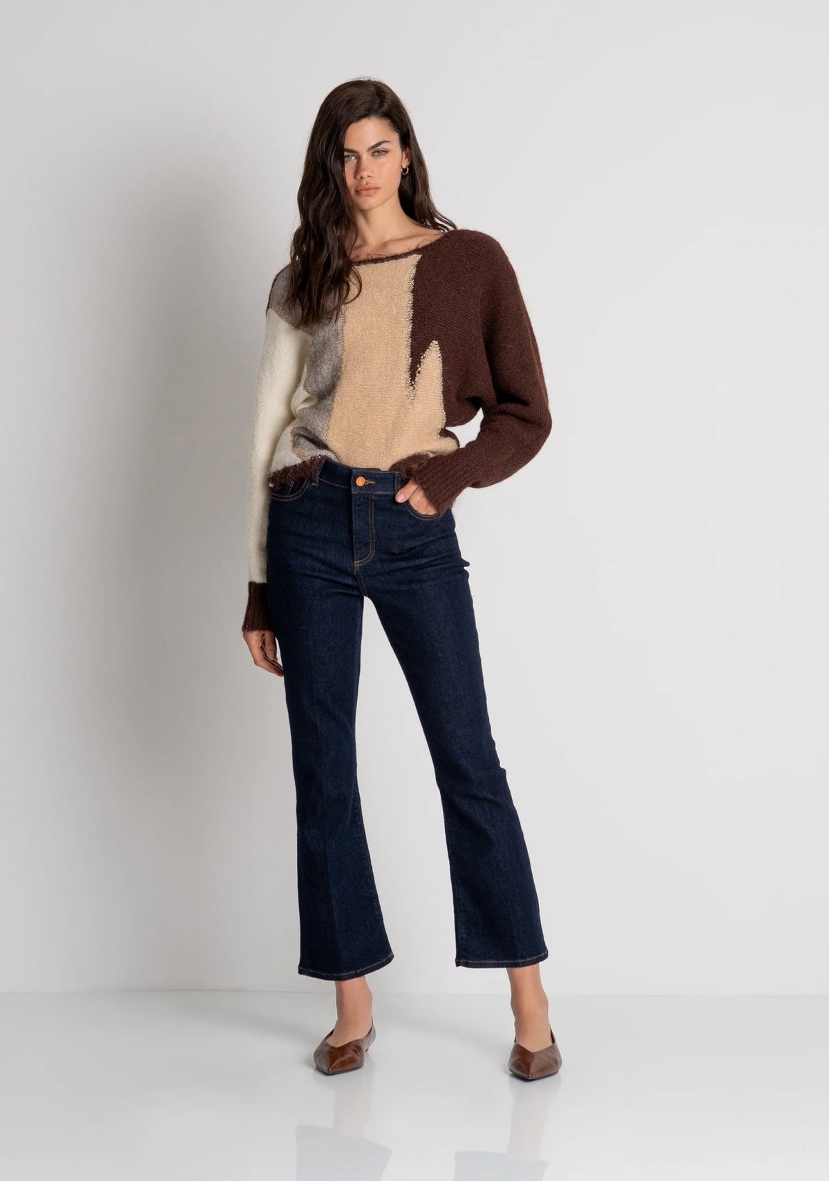 Fracomina - Jeans cropped in denim - Donna - World Fashion