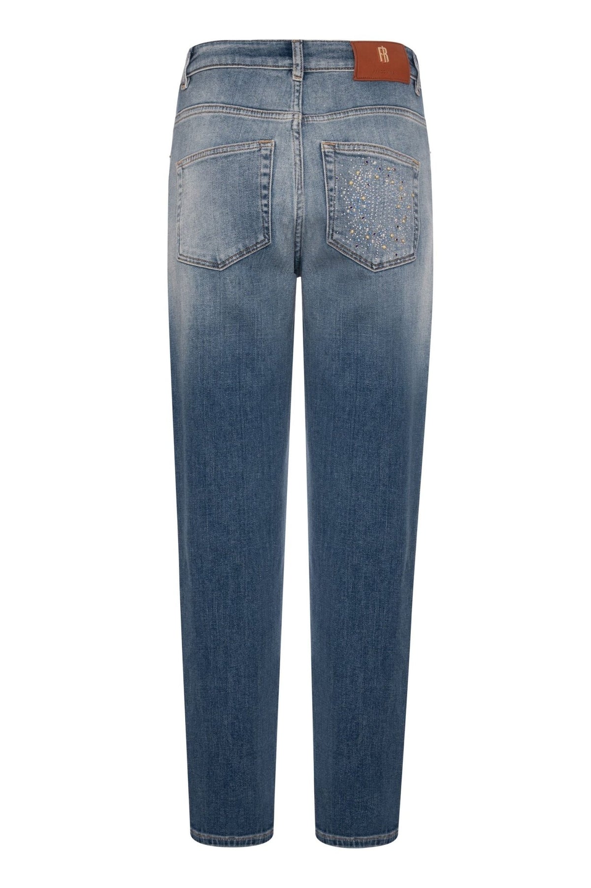 Fracomina - Jeans regular mom fit in denim - Donna - World Fashion