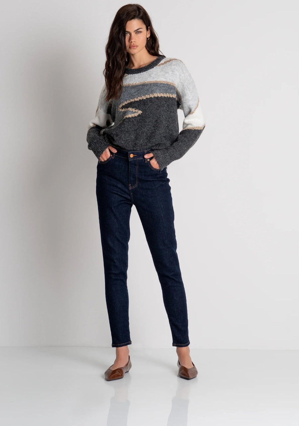 Fracomina - Jeans slim in denim - Donna - World Fashion