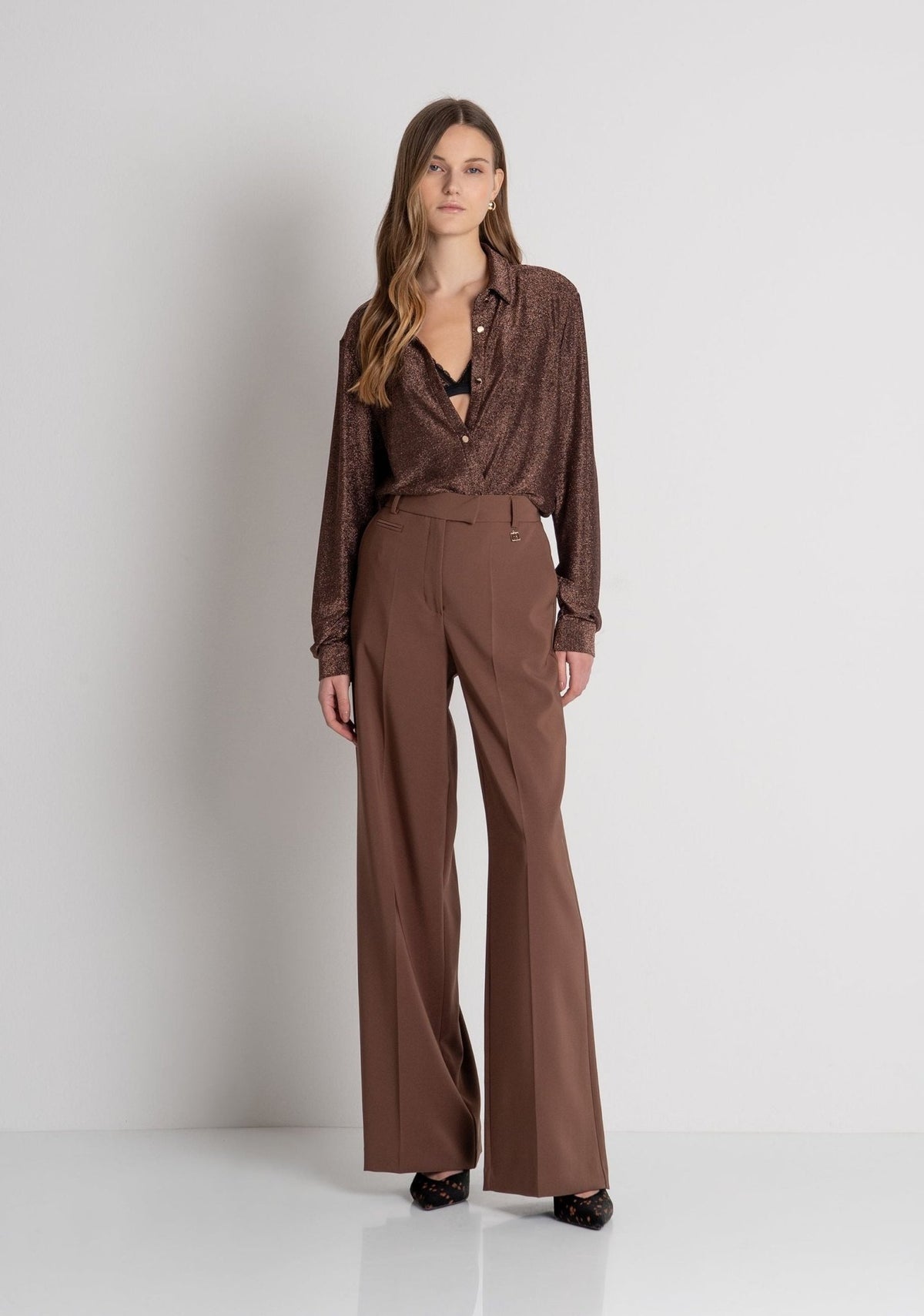 Fracomina - Pantalone a palazzo - Donna - World Fashion