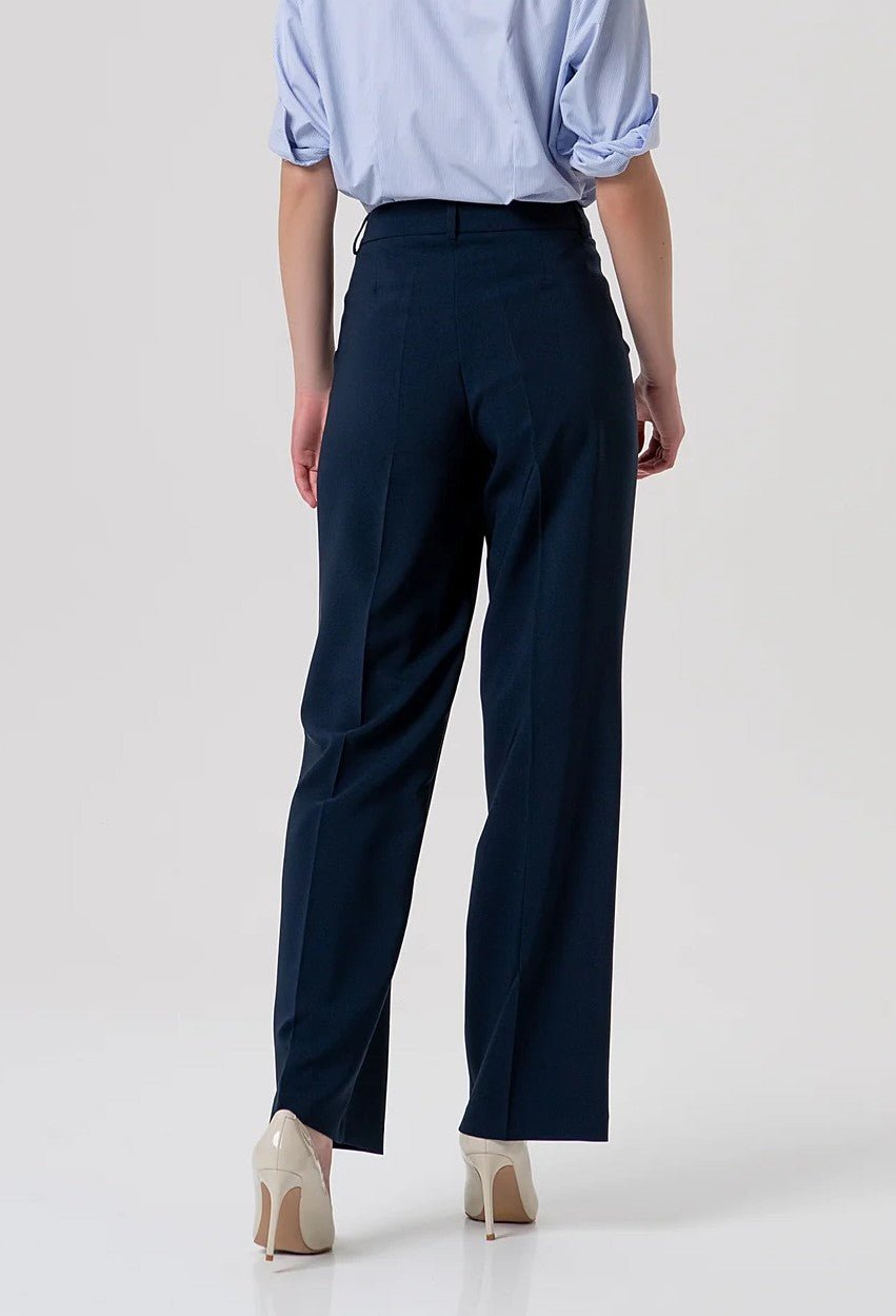 Fracomina - Pantalone regular a vita alta - Donna - World Fashion