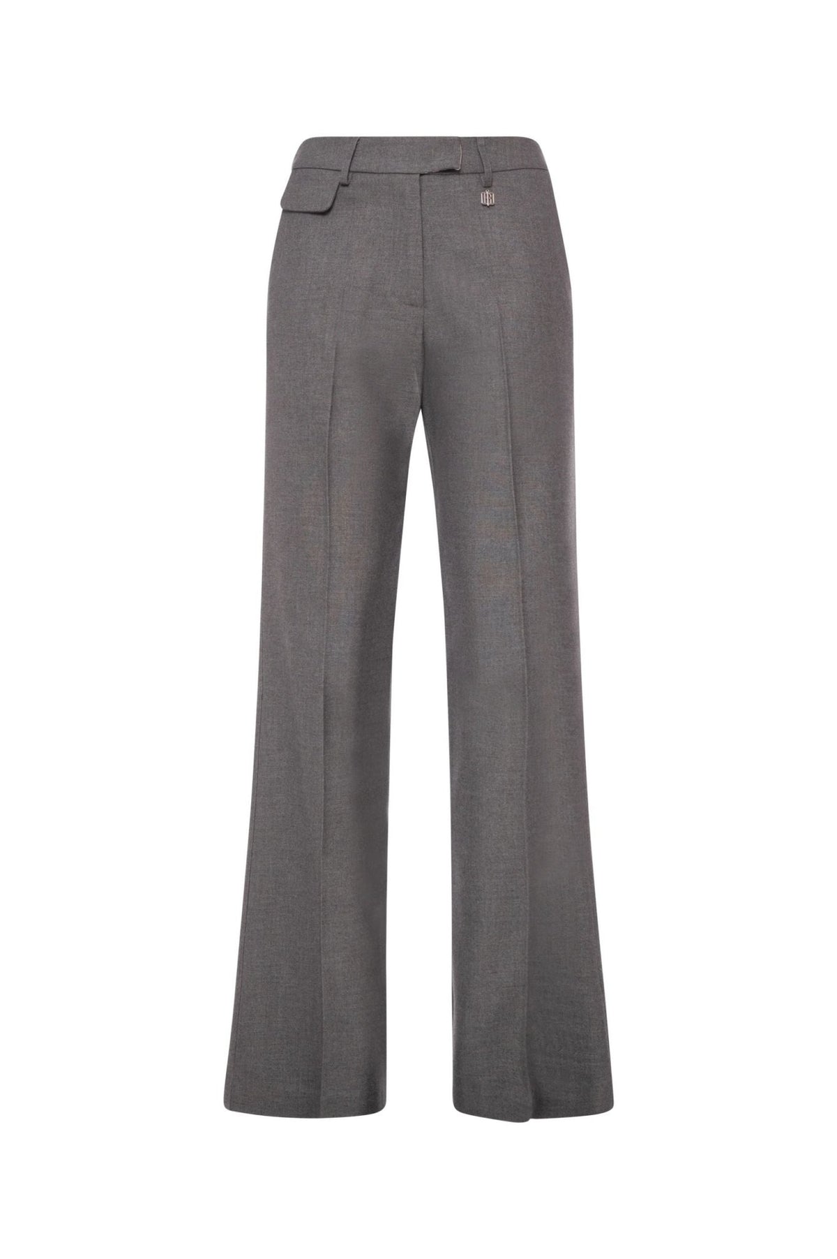 Fracomina - Pantalone regular in tessuto con lana - Donna - World Fashion
