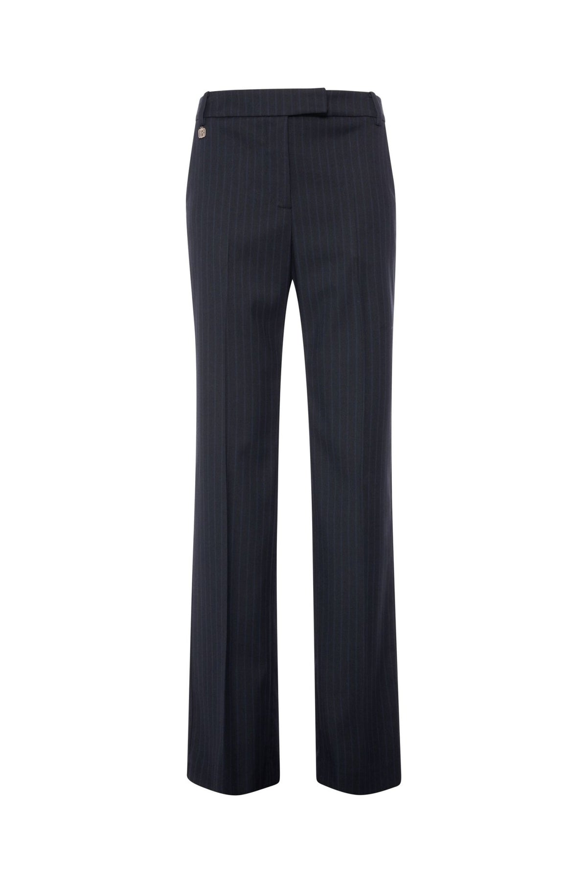 Fracomina - Pantalone regular in tessuto gessato - Donna - World Fashion