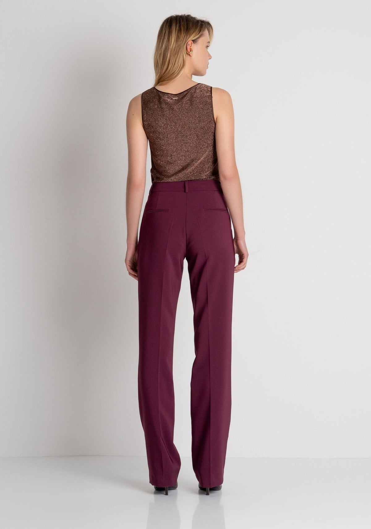 Fracomina - Pantalone regular modello chino - Donna - World Fashion