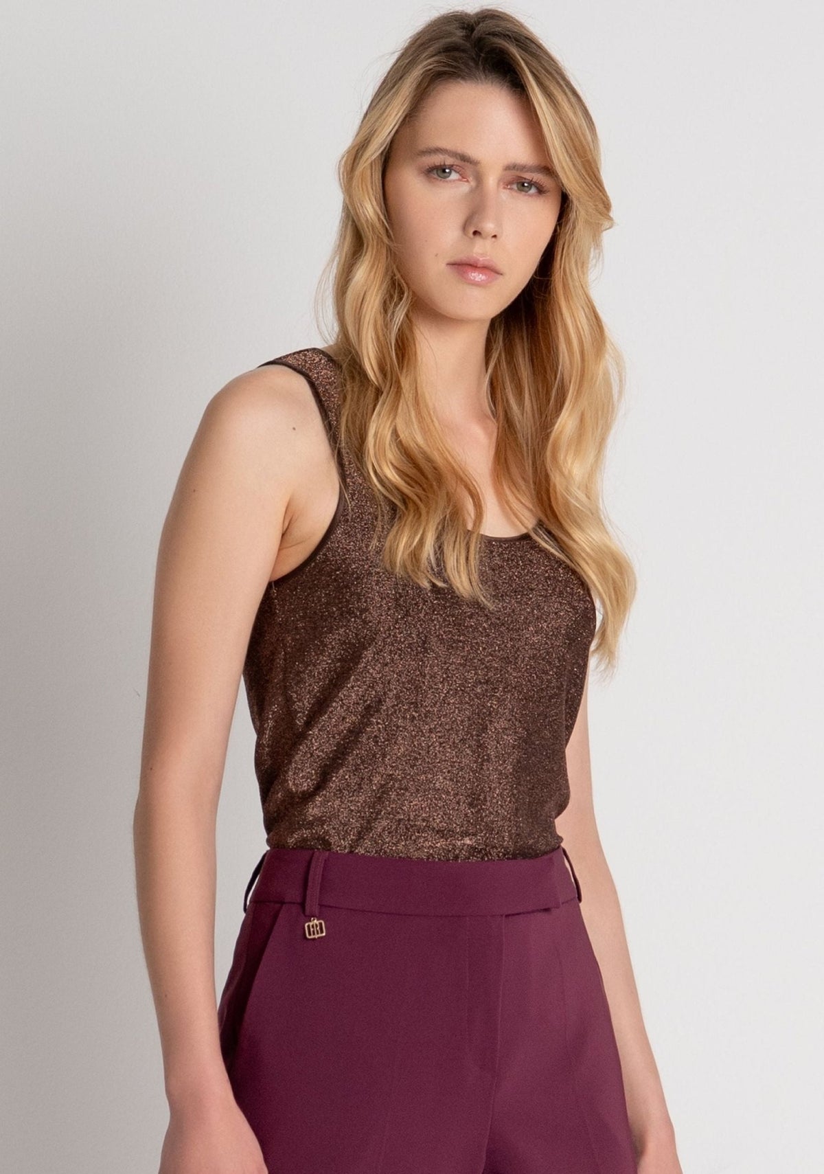 Fracomina - Pantalone regular modello chino - Donna - World Fashion