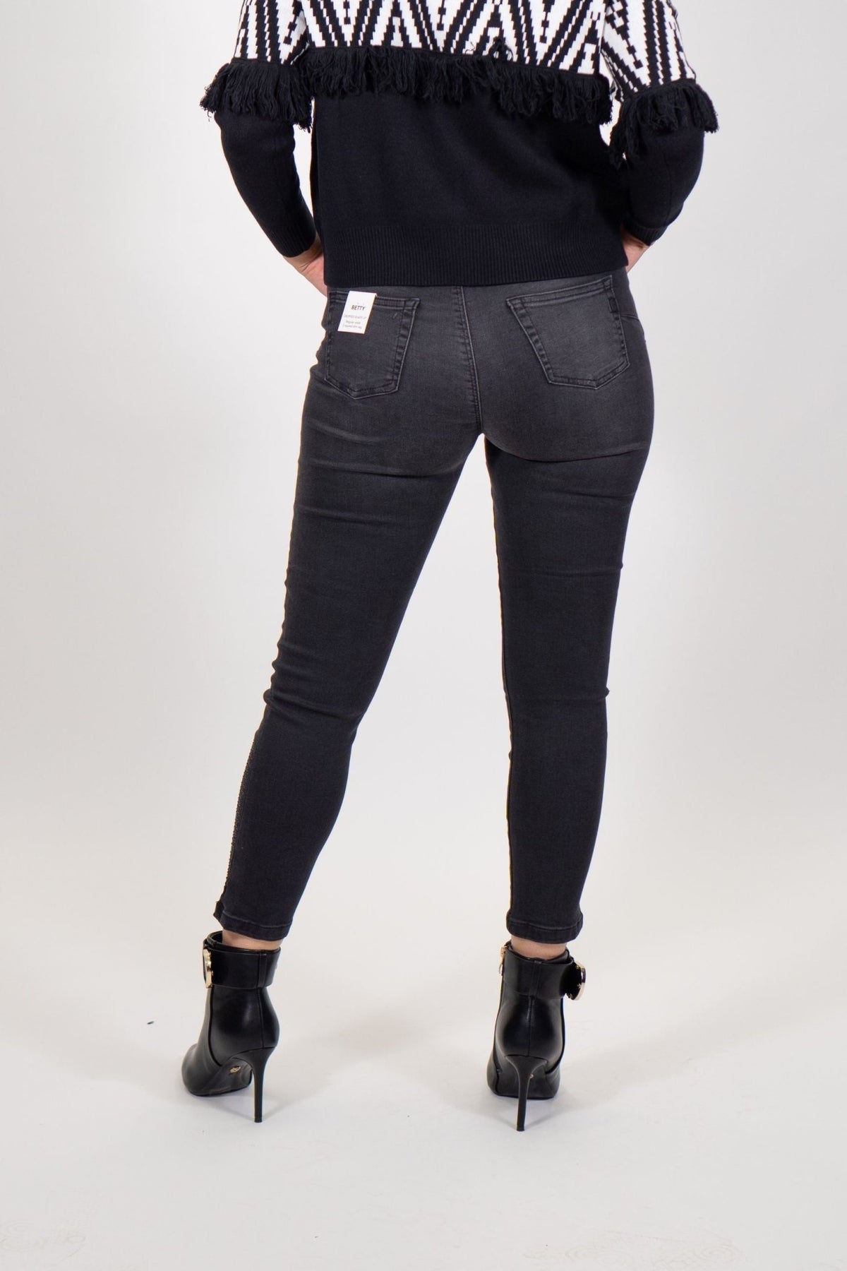 Fracomina - Pantalone slim effetto push up in bull - Donna - World Fashion