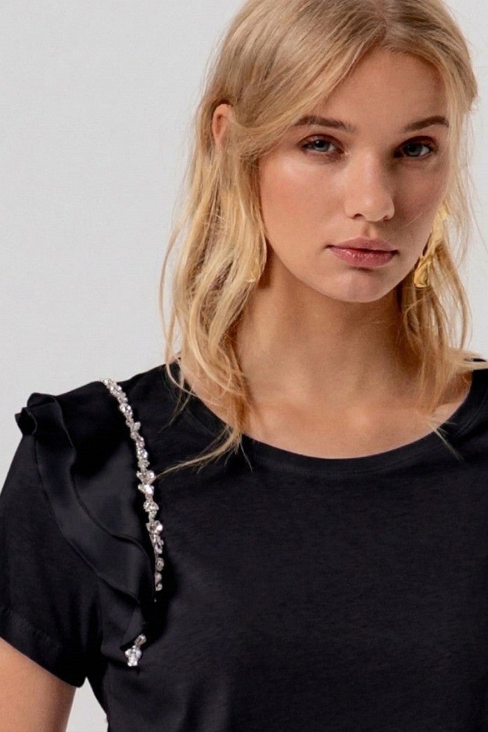 Fracomina - T-shirt regular in jersey di cotone - Donna - World Fashion