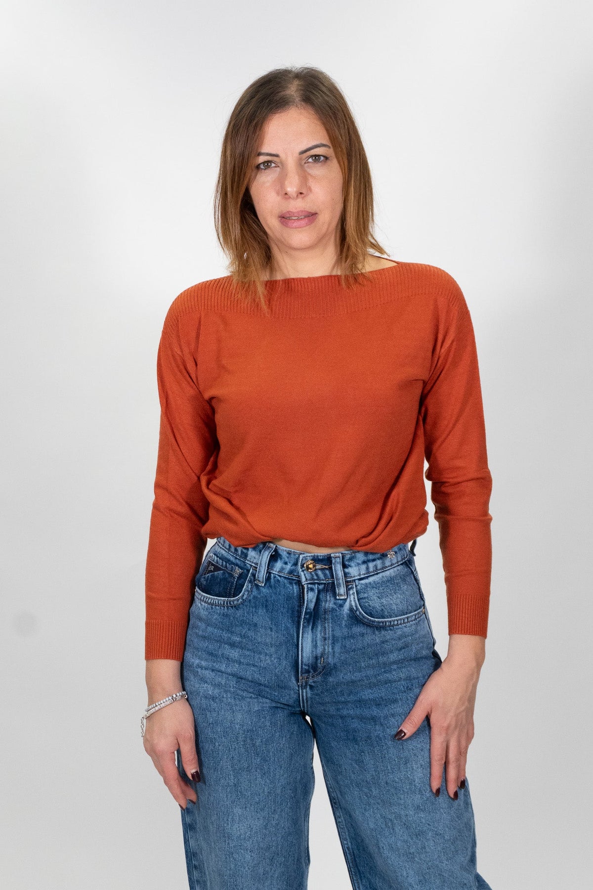 Fresh Flower - Maglia a Barchetta F.12 - Donna - World Fashion