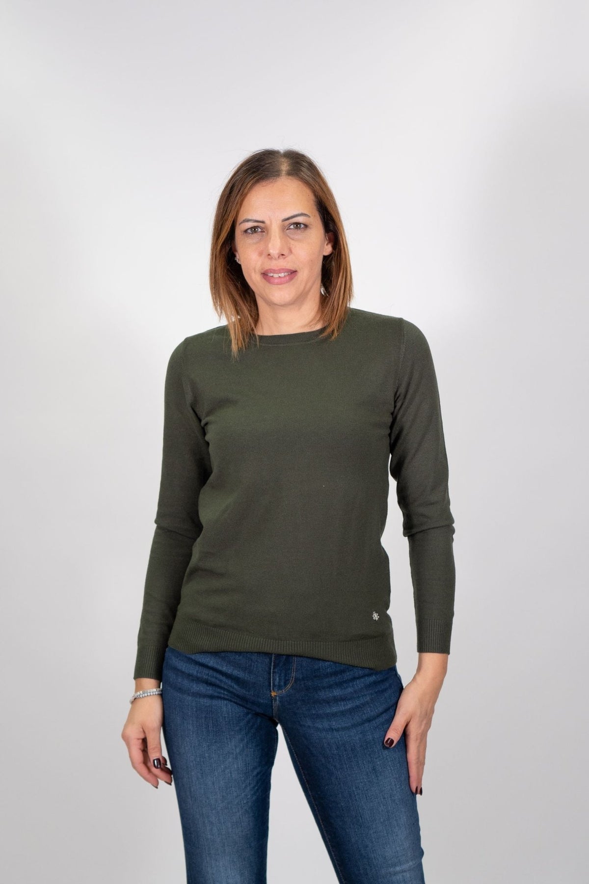 Fresh Flower - Maglia Girocollo F.12 - Donna - World Fashion