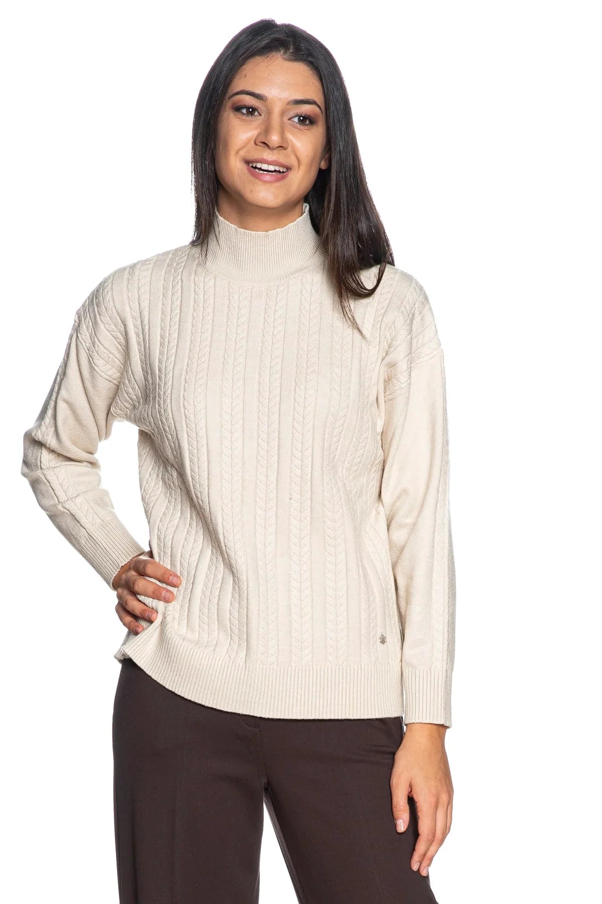 Fresh Flower - Maglia Vulcano Trecce Alternate F.7 - Donna - World Fashion