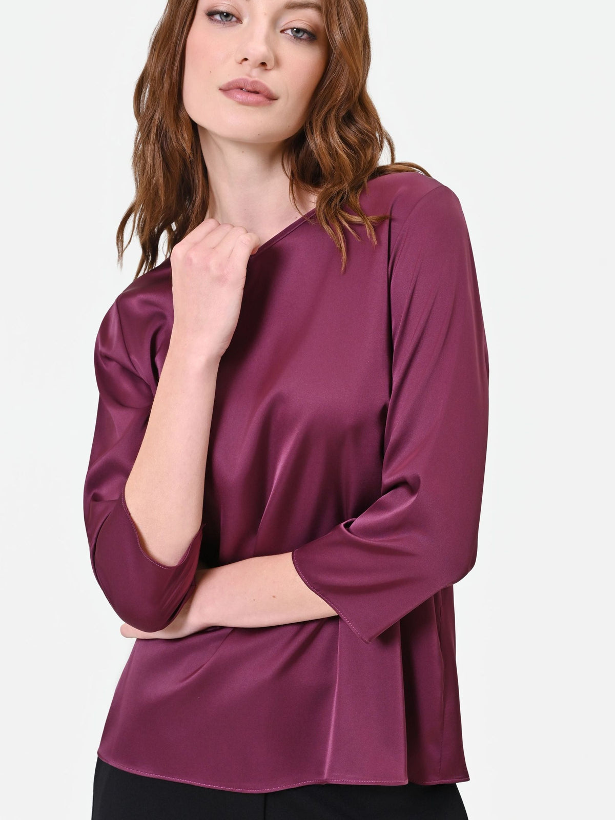 Rinascimento - Blusa effetto satin - Donna