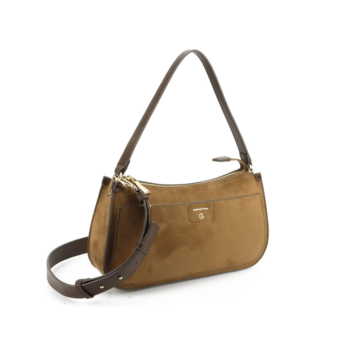 Gattinoni Roma - Borsa a tracolla in ecocamoscio - Donna - World Fashion