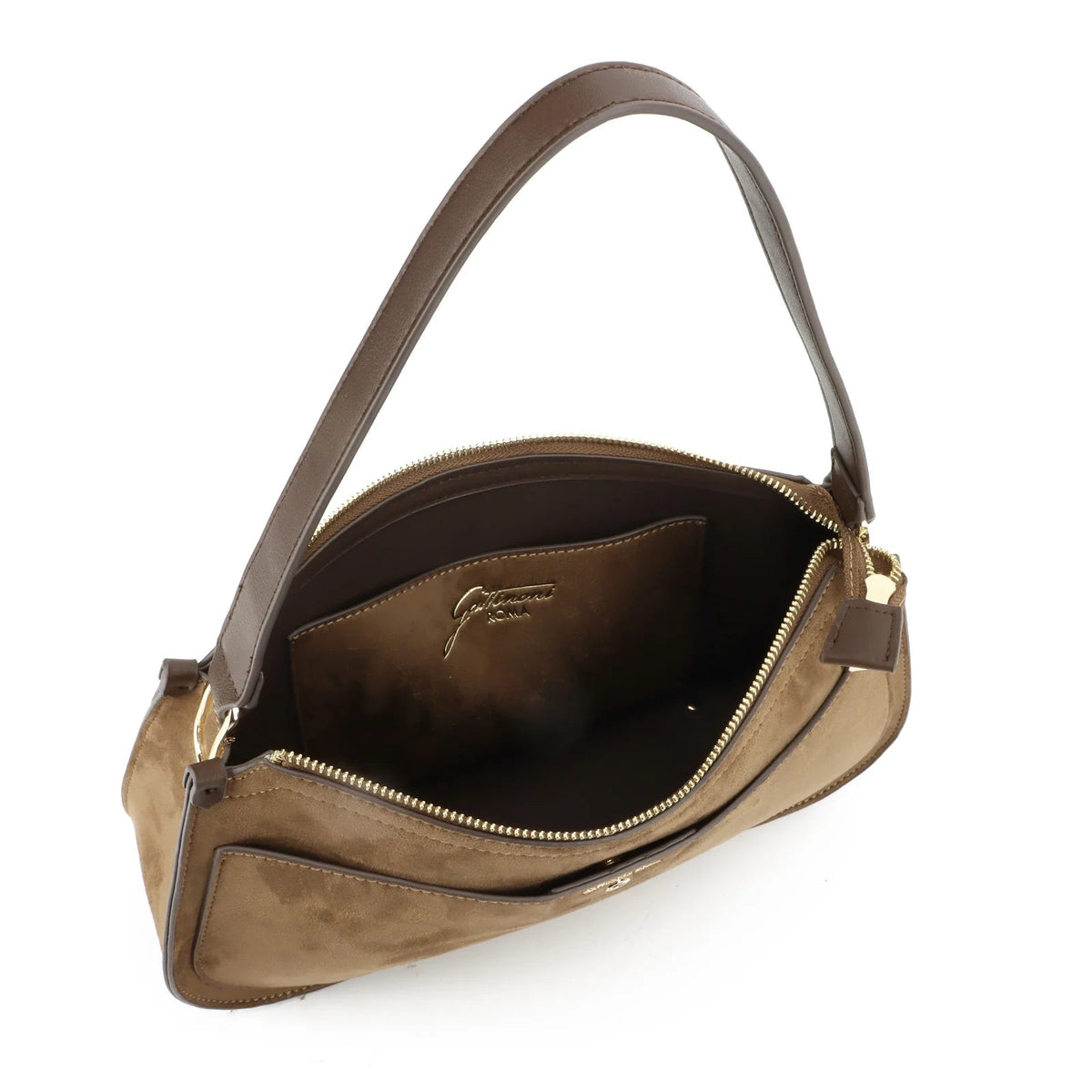 Gattinoni Roma - Borsa a tracolla in ecocamoscio - Donna - World Fashion