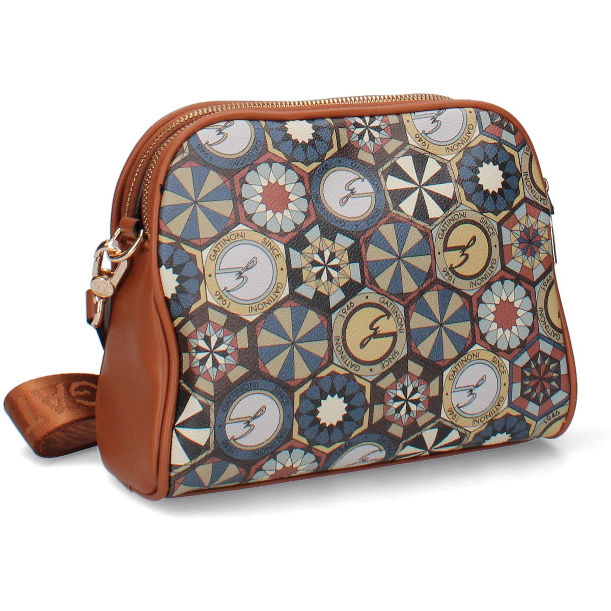 Gattinoni Roma - Borsa a tracolla Teodosia con tasca frontale - Donna - World Fashion