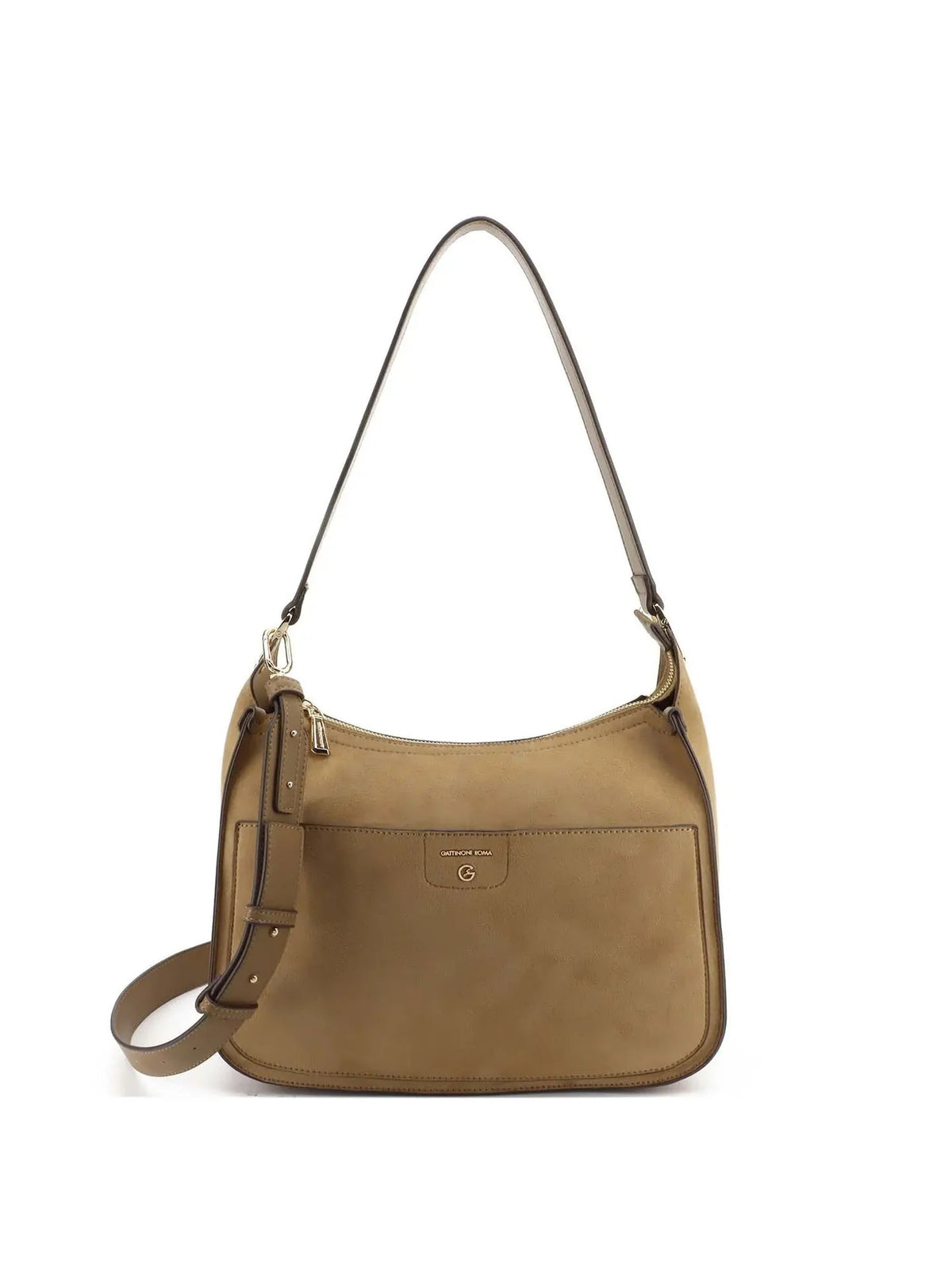 Gattinoni Roma - Borsa Hobo in Ecocamoscio - Donna - World Fashion