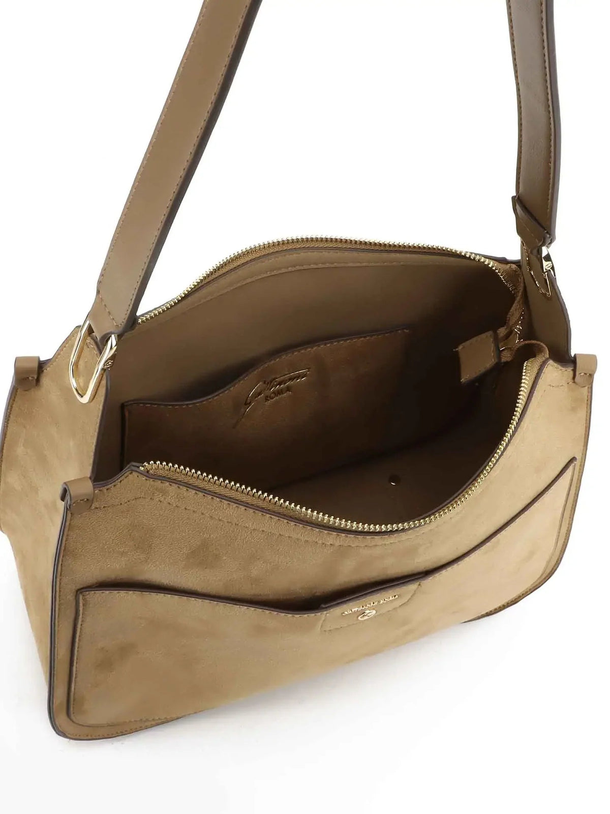 Gattinoni Roma - Borsa Hobo in Ecocamoscio - Donna - World Fashion
