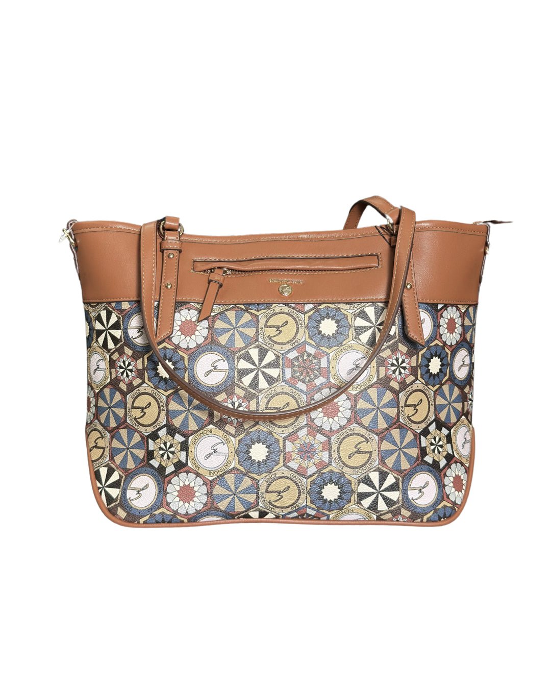 Gattinoni Roma - Shopping Bag Teodosia Marrone - Donna - World Fashion