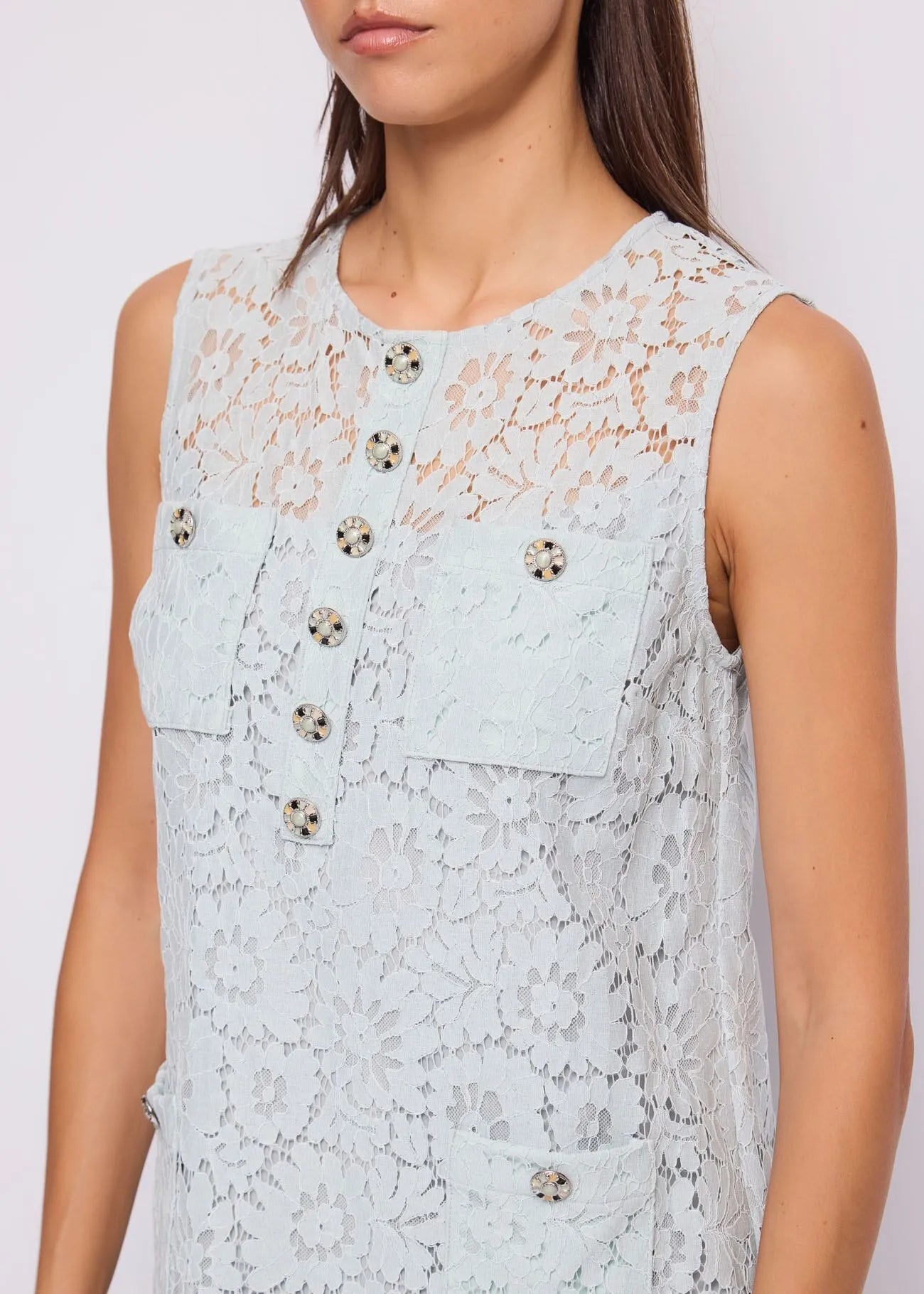 Gaudì - Abito in pizzo macramè - Donna - World Fashion