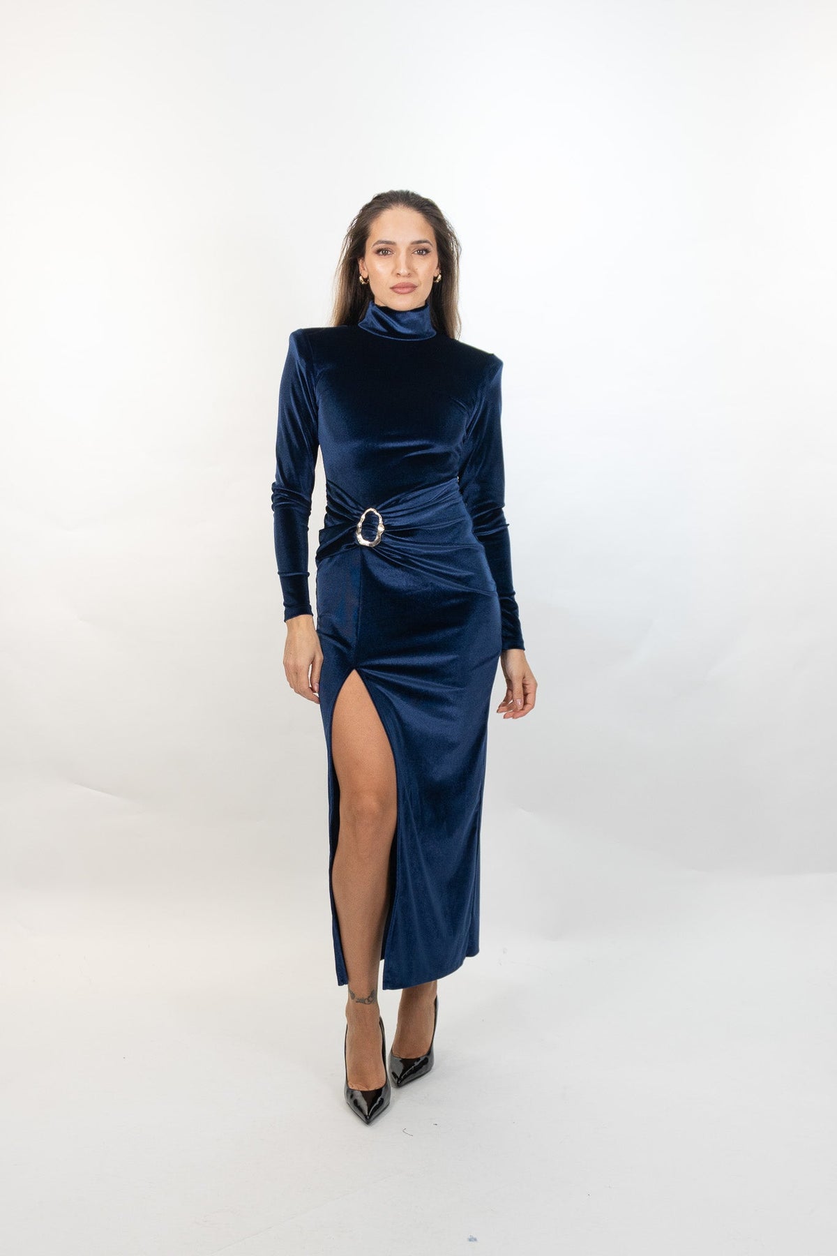 Gaudì - Abito Lungo In Jersey Velluto M-L - Donna - World Fashion