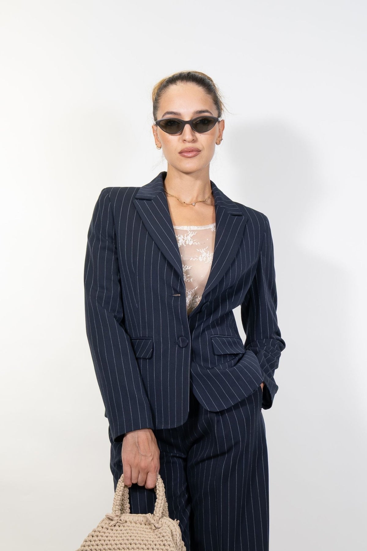 Gaudì - Blazer da donna in viscosa a righe - Donna - World Fashion