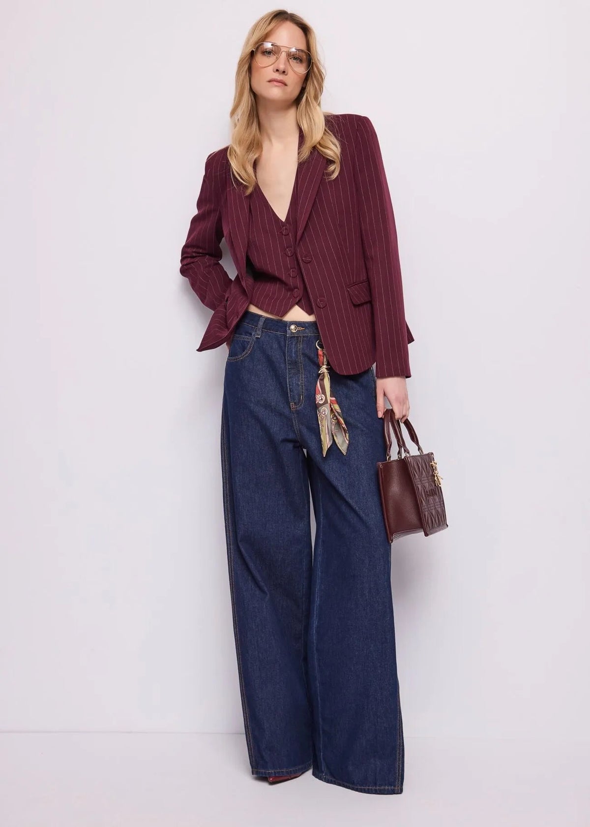 Gaudì - Blazer da donna in viscosa a righe - Donna - World Fashion