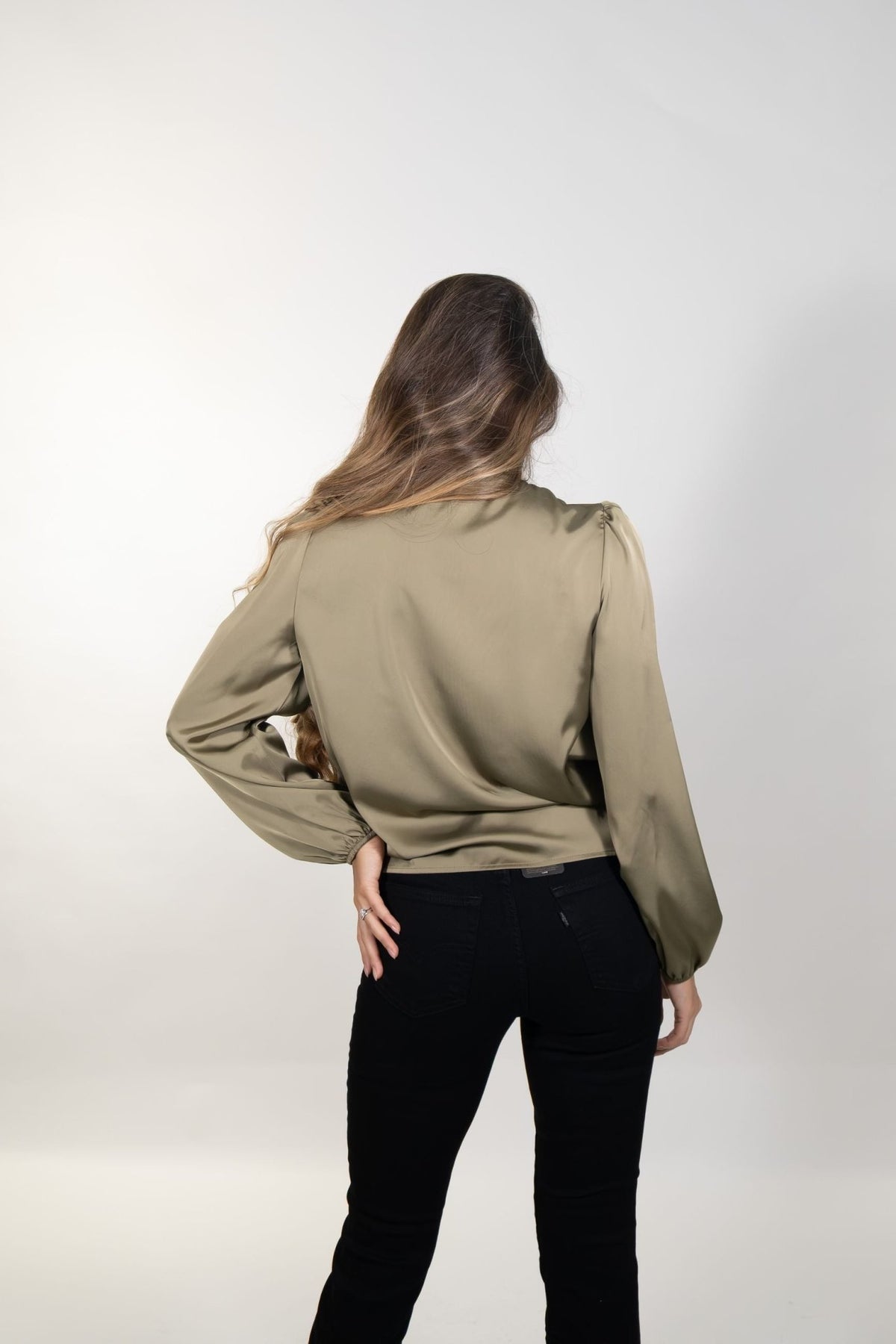 Gaudì - Blusa satin con bottoni - Donna - World Fashion