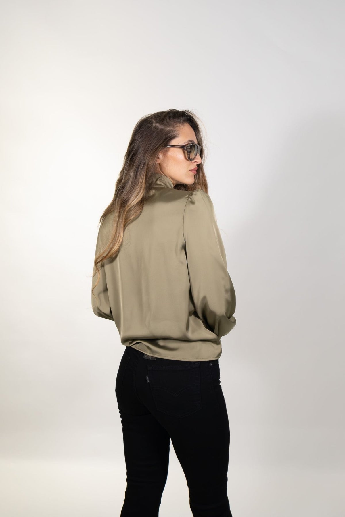 Gaudì - Blusa satin con bottoni - Donna - World Fashion