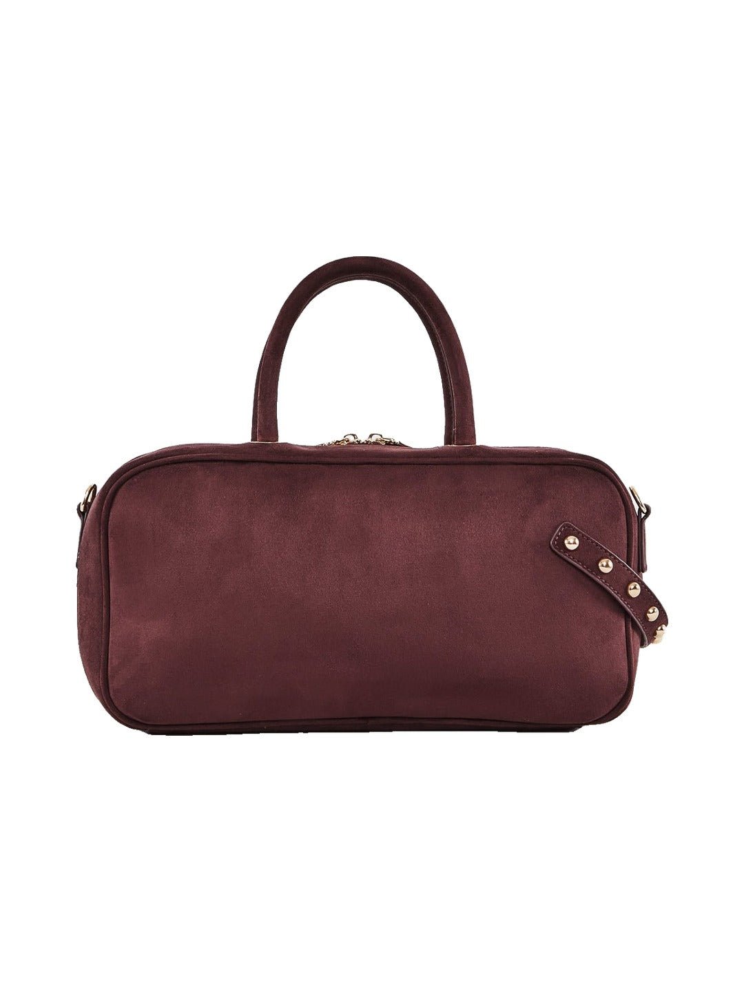 Gaudì - Borsa a mano bordeaux effetto suede - Donna - World Fashion