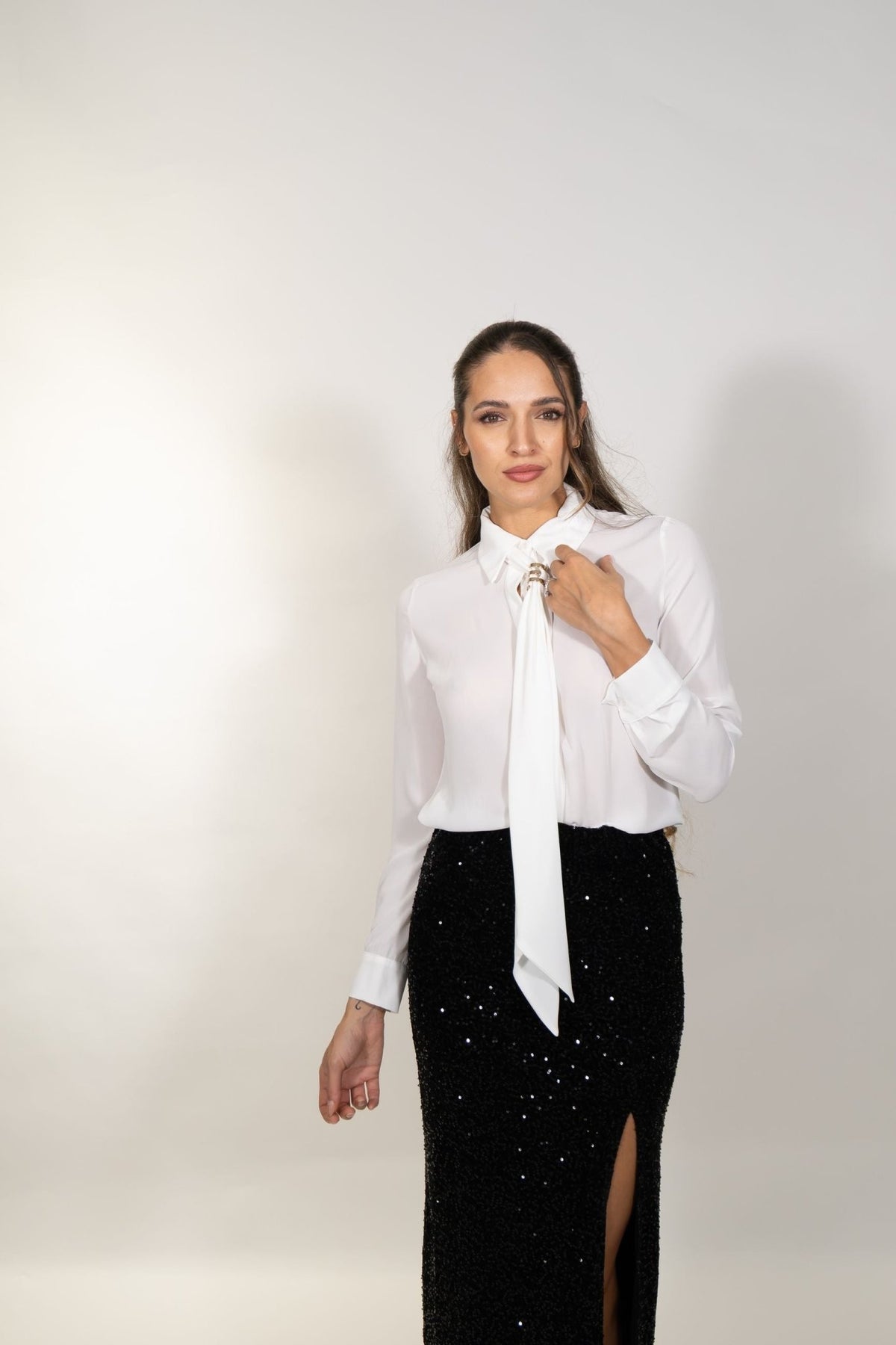 Gaudì - Camicia con foulard e anello - Donna - World Fashion