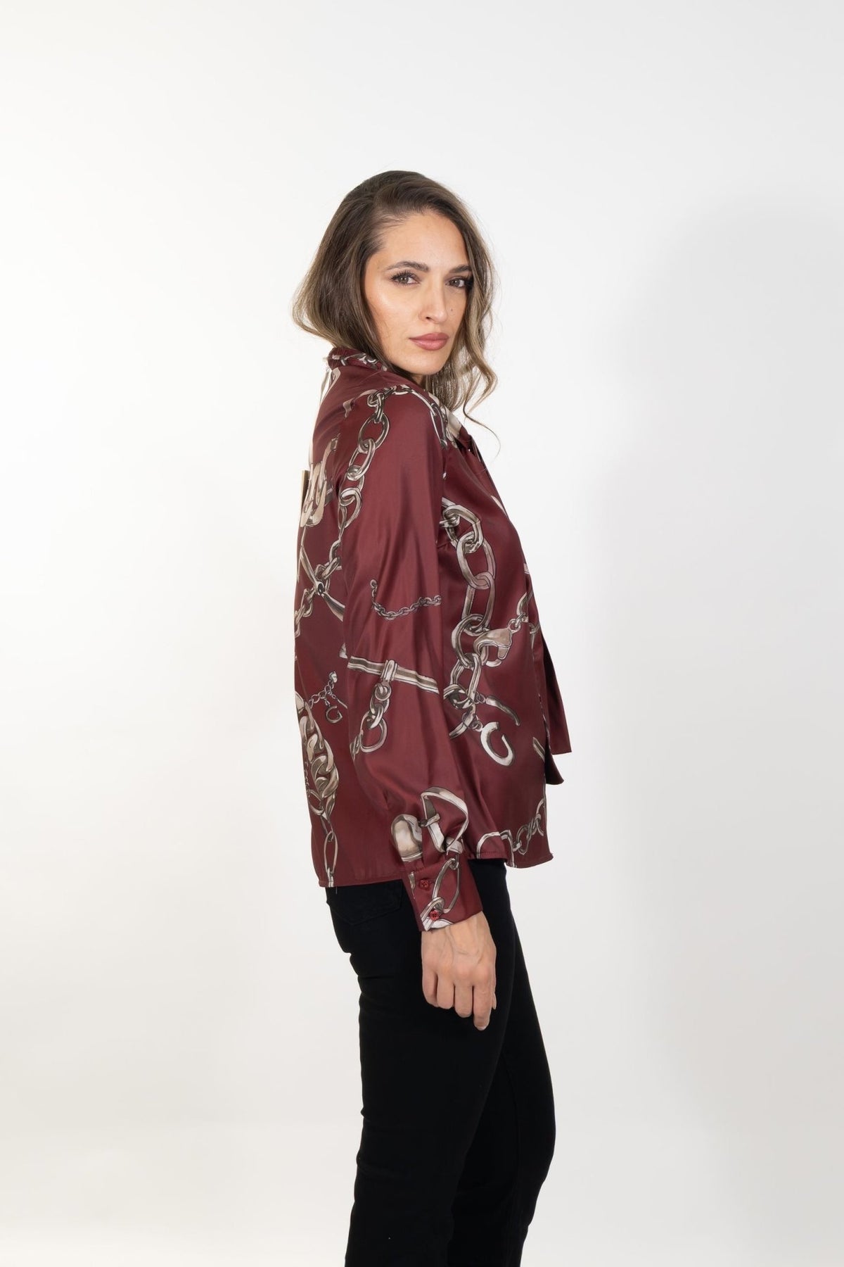 Gaudì - Camicia in raso con fiocco - Donna - World Fashion