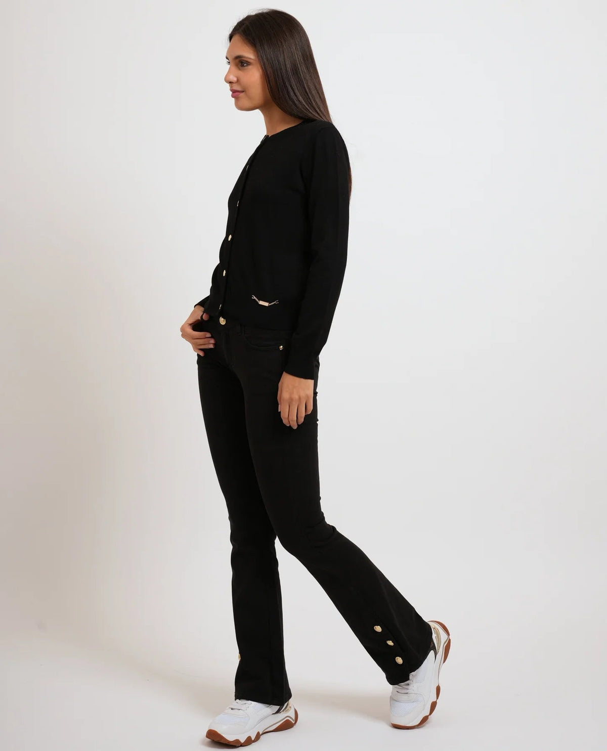 Gaudì - Cardigan con bottoni dorati - Donna - World Fashion
